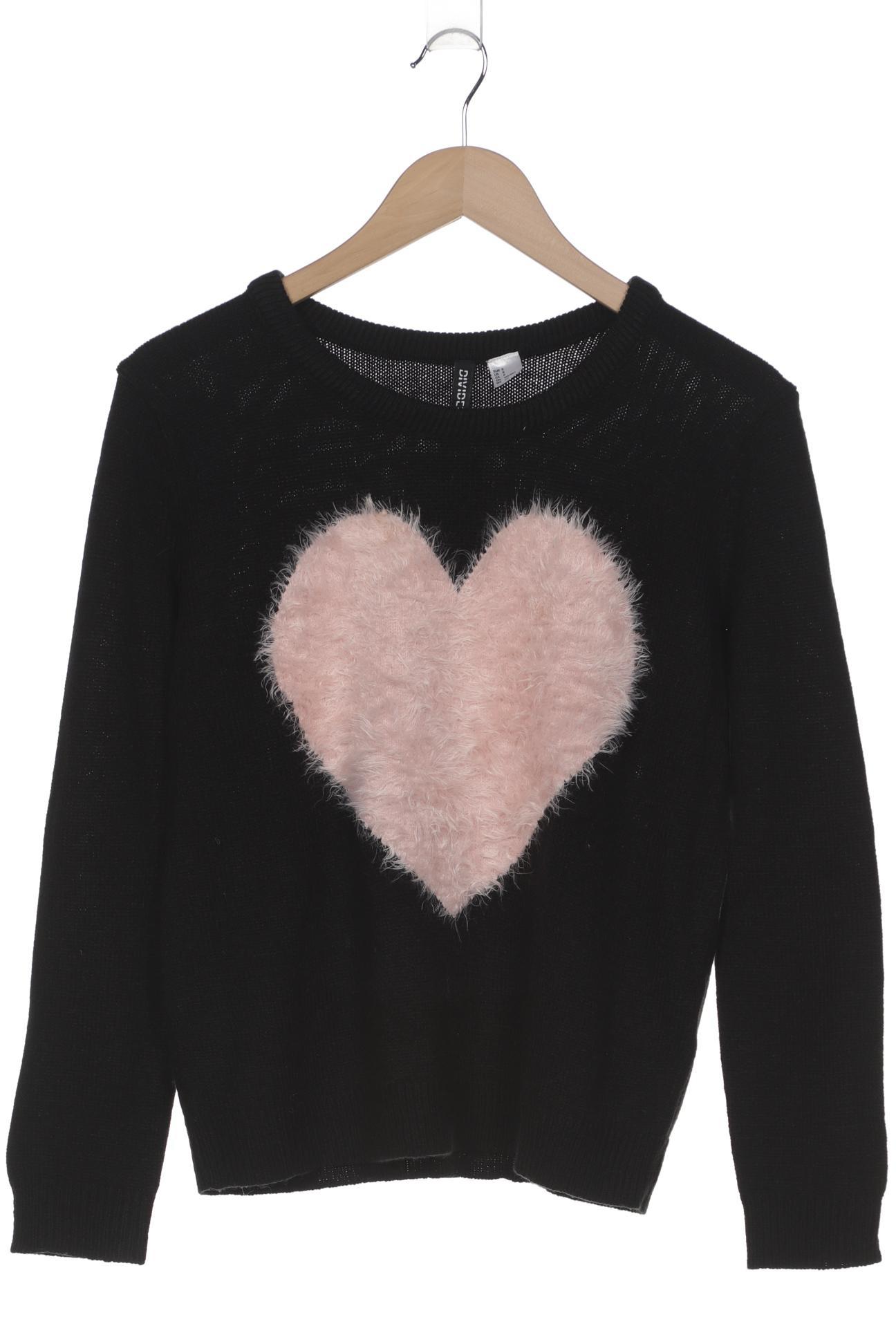 

H&M Damen Pullover, schwarz, Gr. 36