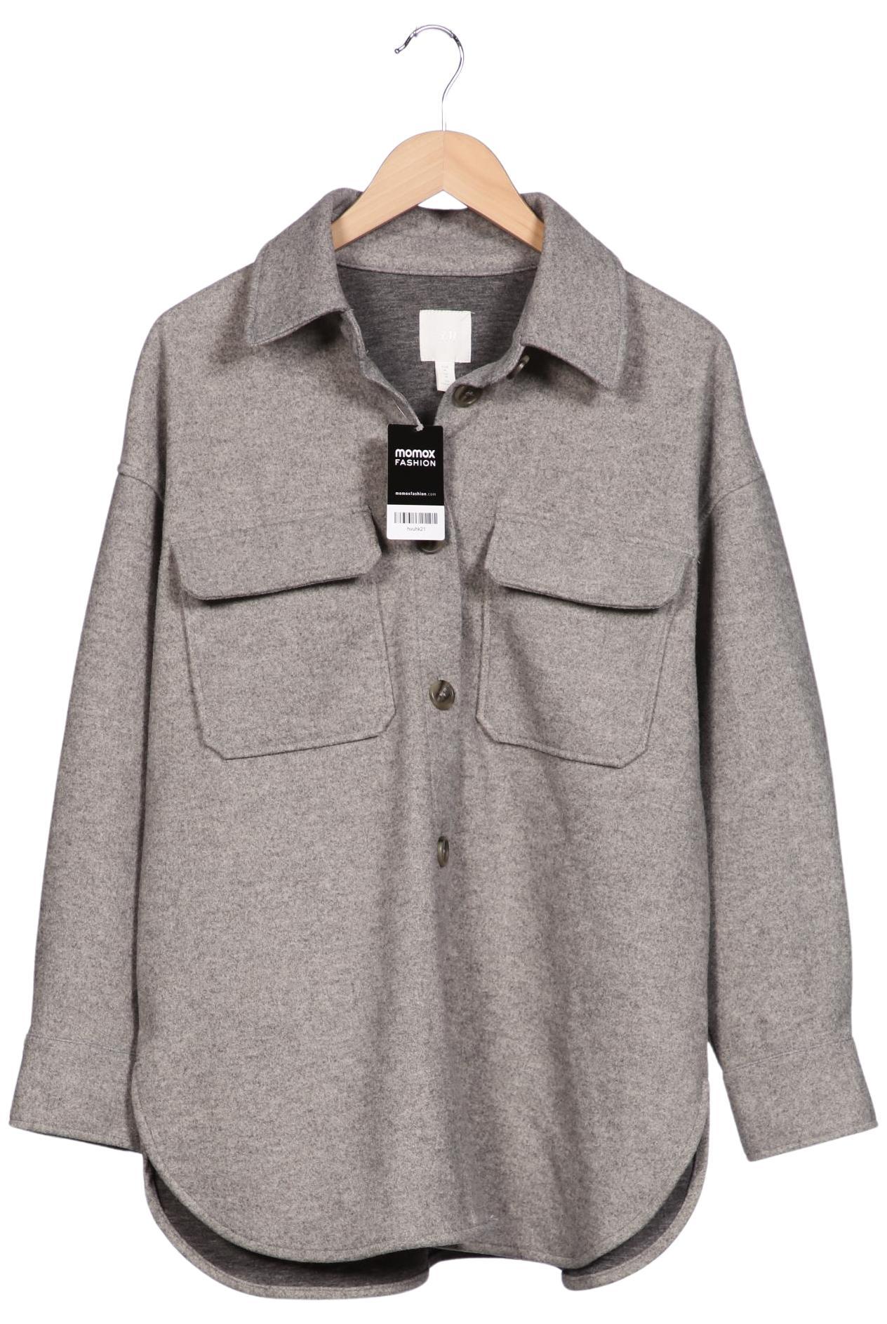 

H&M Damen Jacke, grau, Gr. 38
