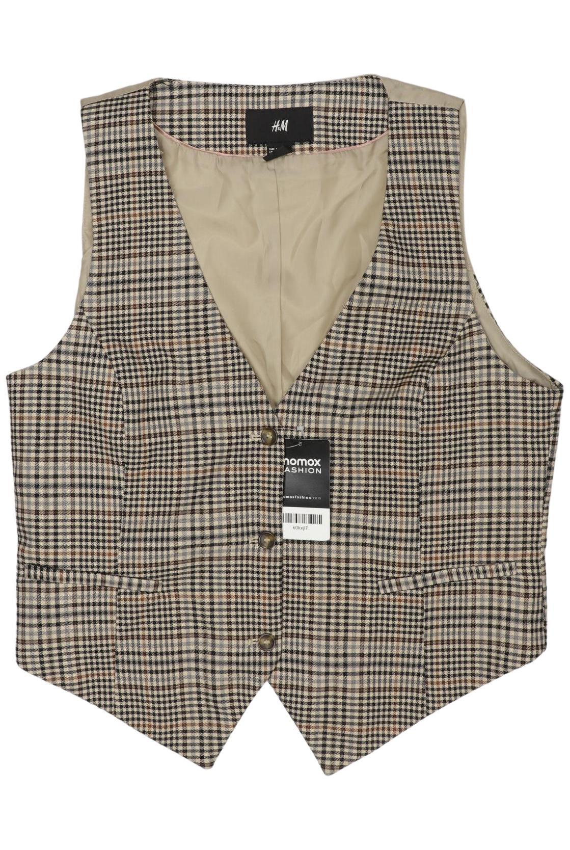 

H&M Damen Weste, beige, Gr. 44