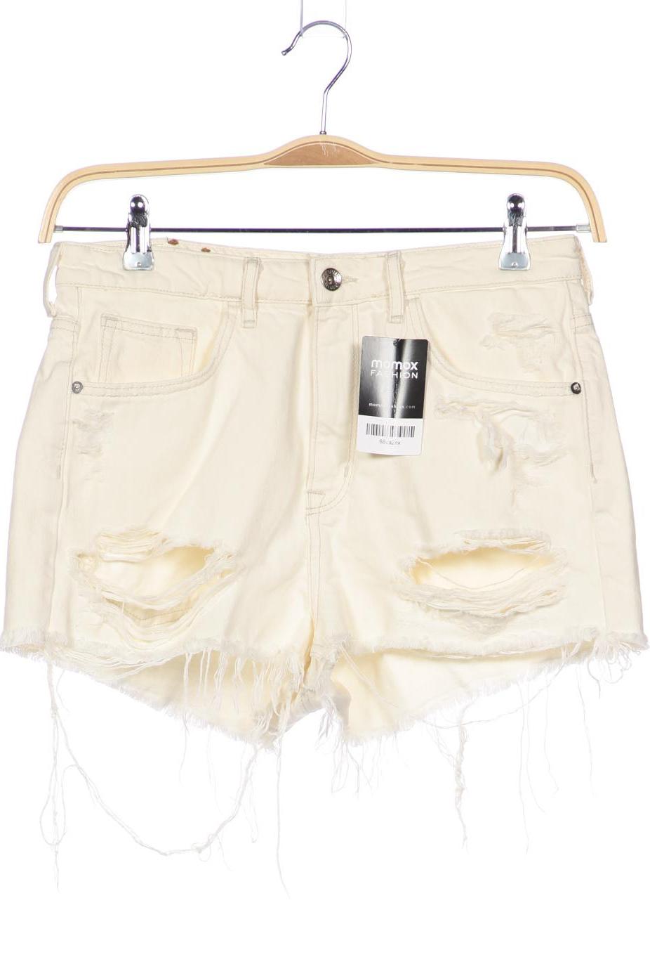 

H&M Damen Shorts, cremeweiß, Gr. 40
