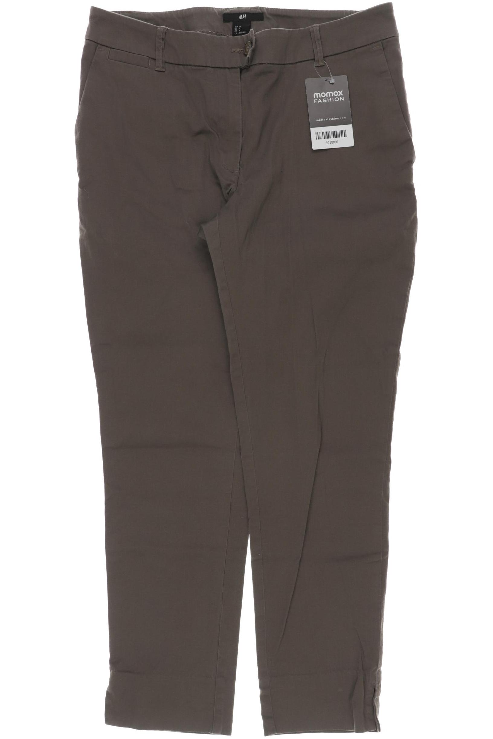

H&M Damen Stoffhose, braun, Gr. 36