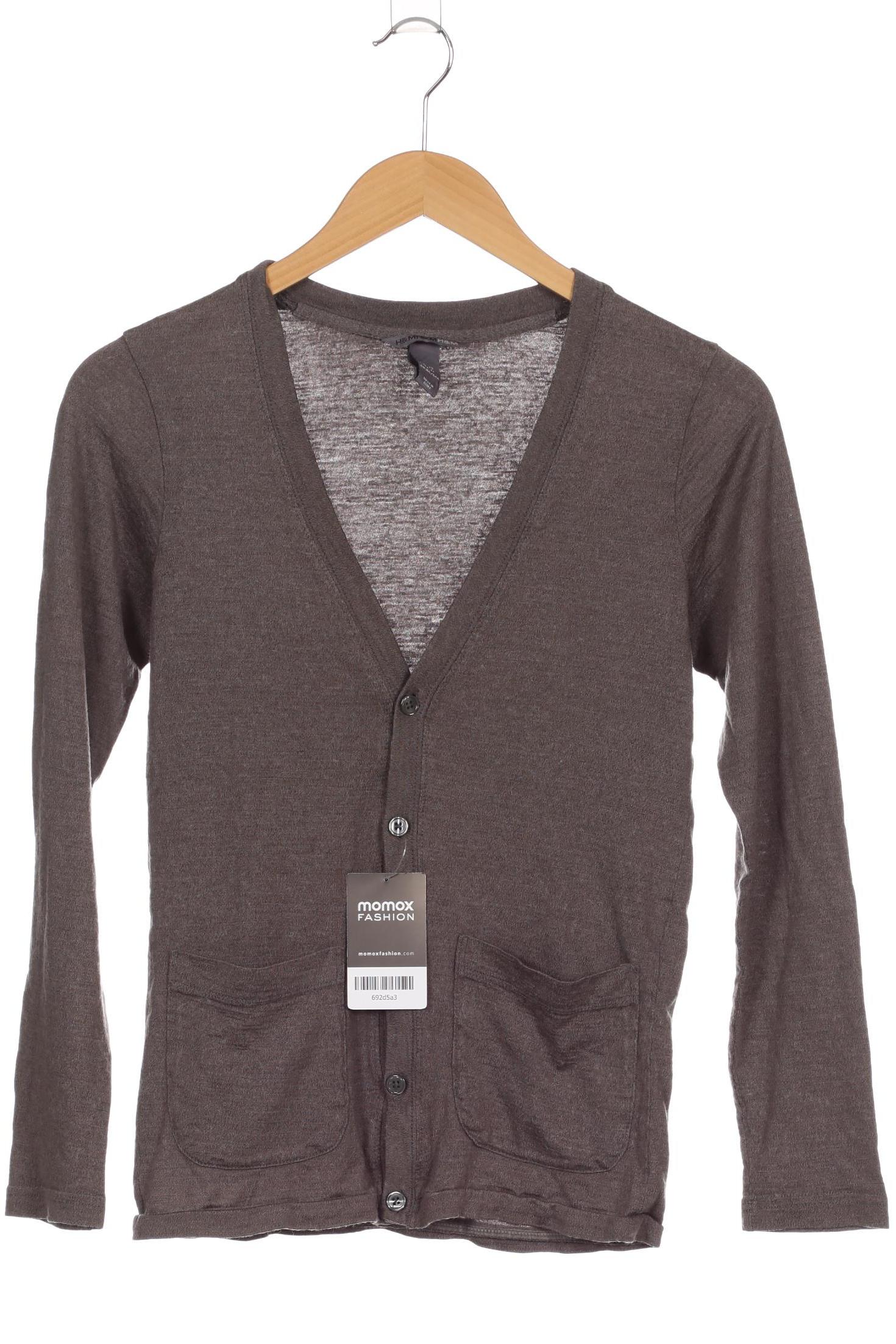 

H&M Damen Strickjacke, grau, Gr. 34
