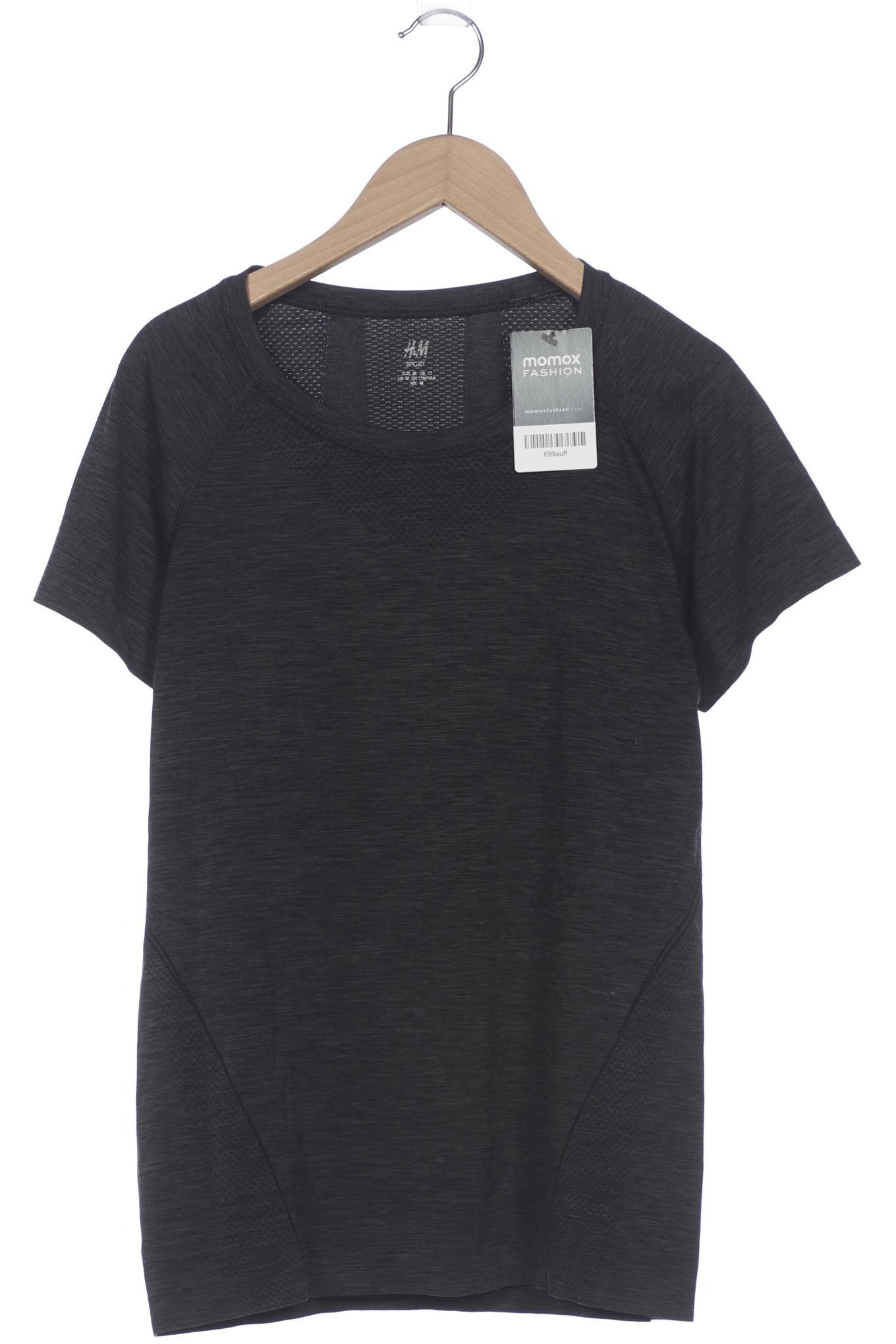 

H&M Damen T-Shirt, schwarz, Gr. 38