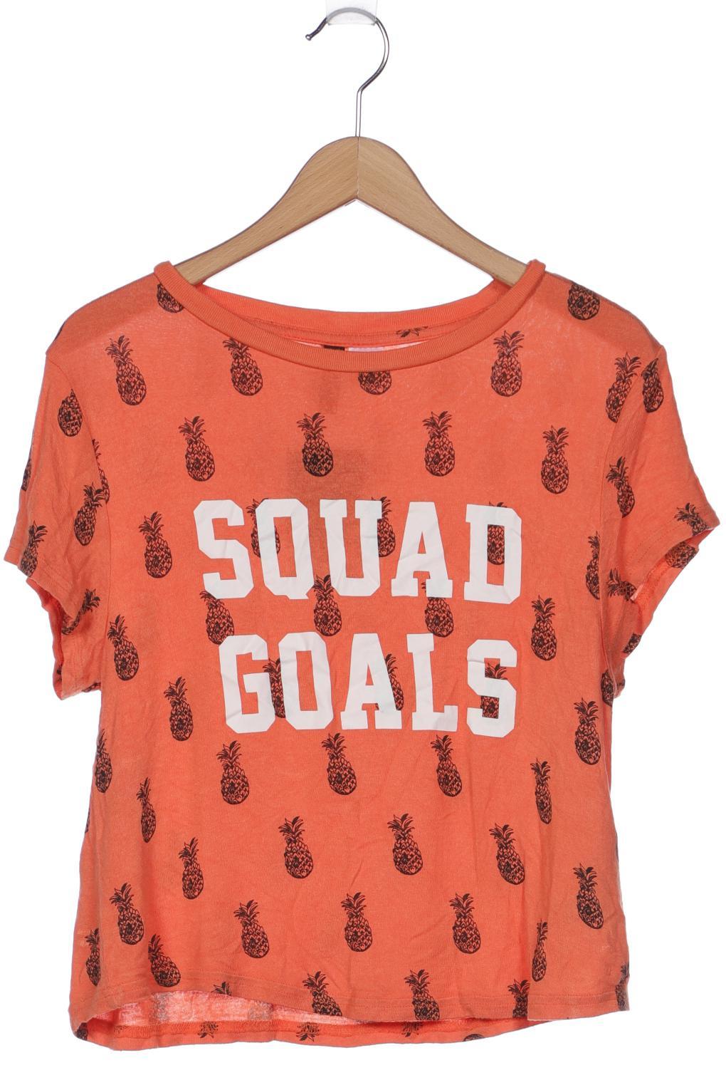 

H&M Damen T-Shirt, orange