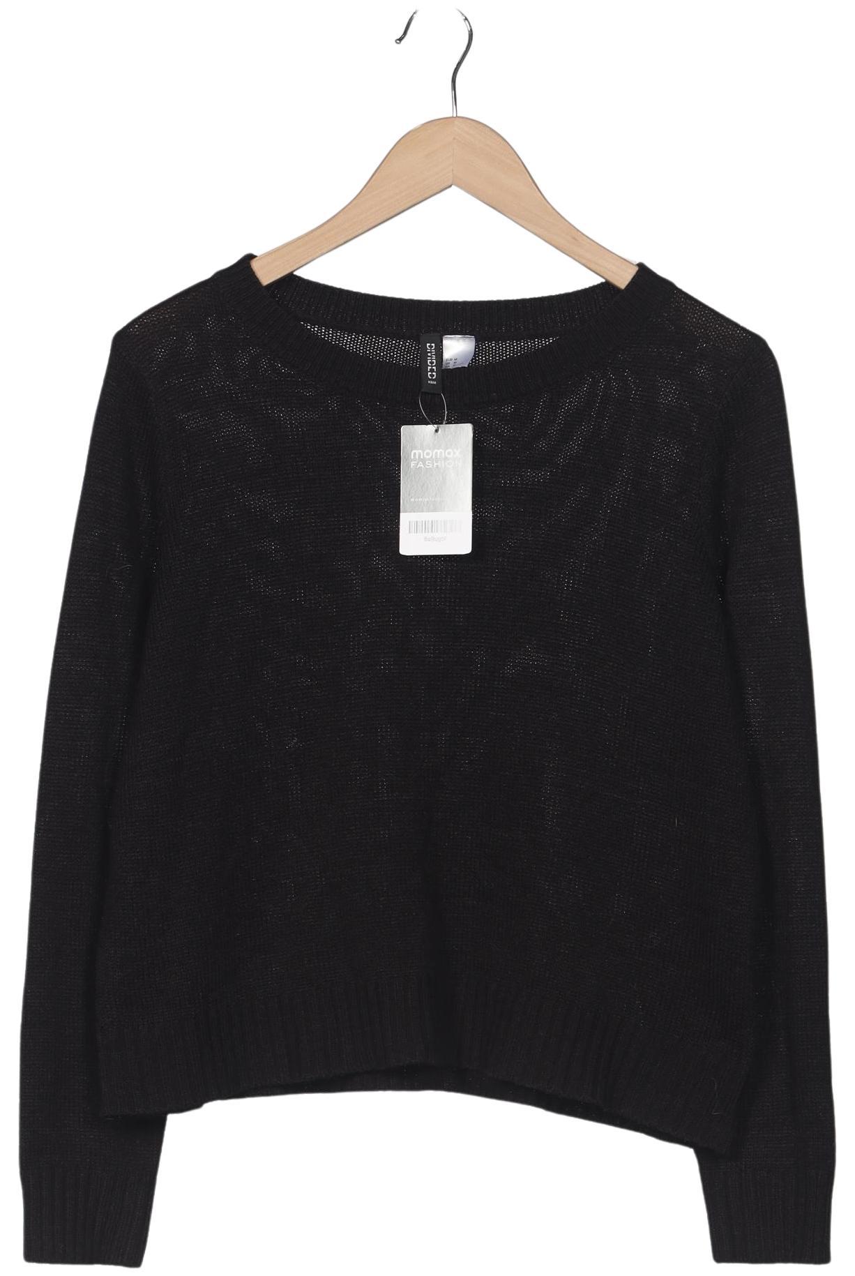 

H&M Damen Pullover, schwarz, Gr. 38