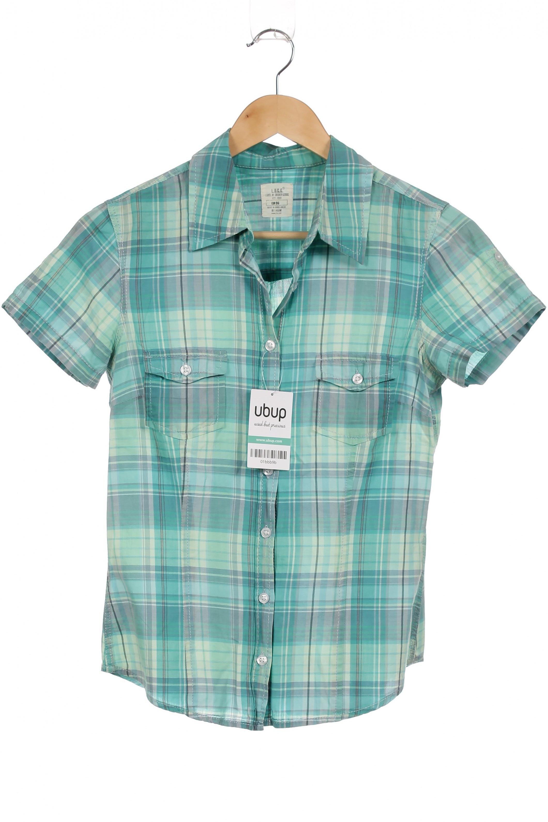 

H&M Damen Bluse, türkis, Gr. 36
