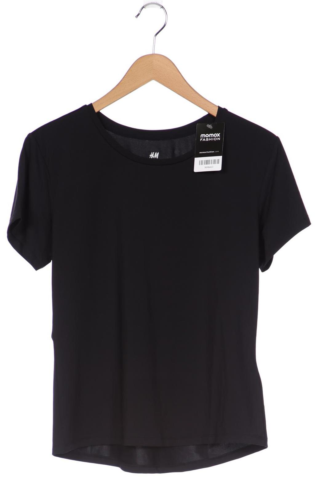 

H&M Damen T-Shirt, schwarz, Gr. 42
