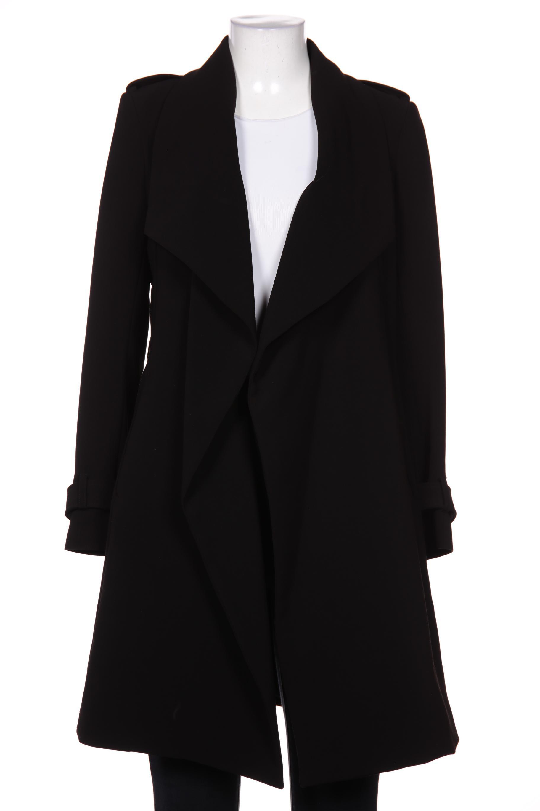 

H&M Damen Mantel, schwarz, Gr. 38