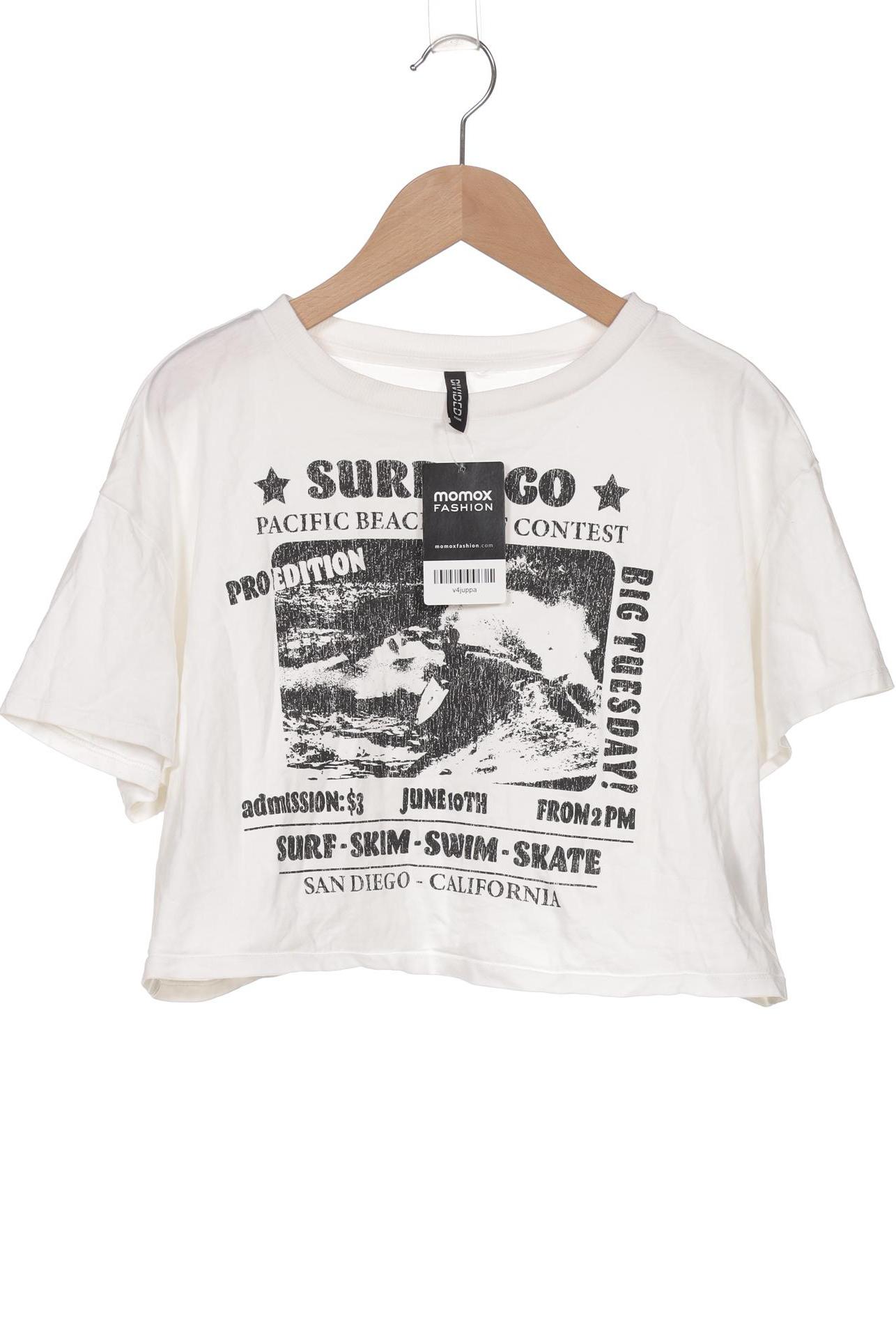 

H&M Damen T-Shirt, weiß, Gr. 38
