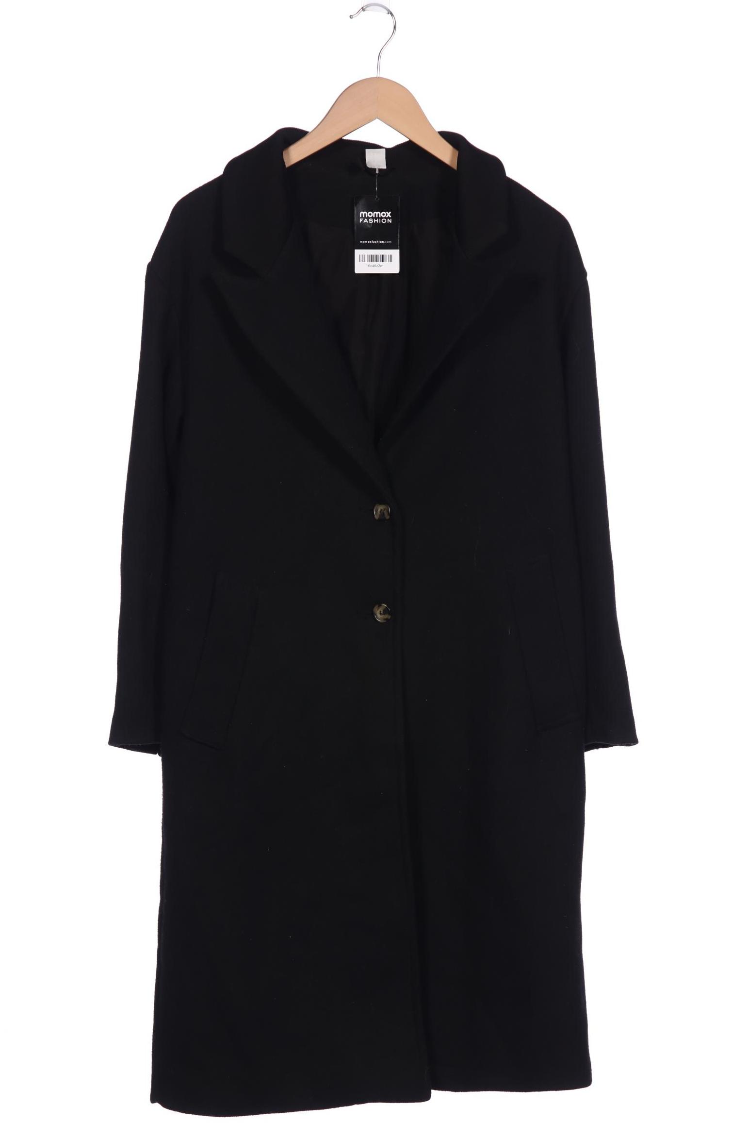 

H&M Damen Mantel, schwarz, Gr. 38