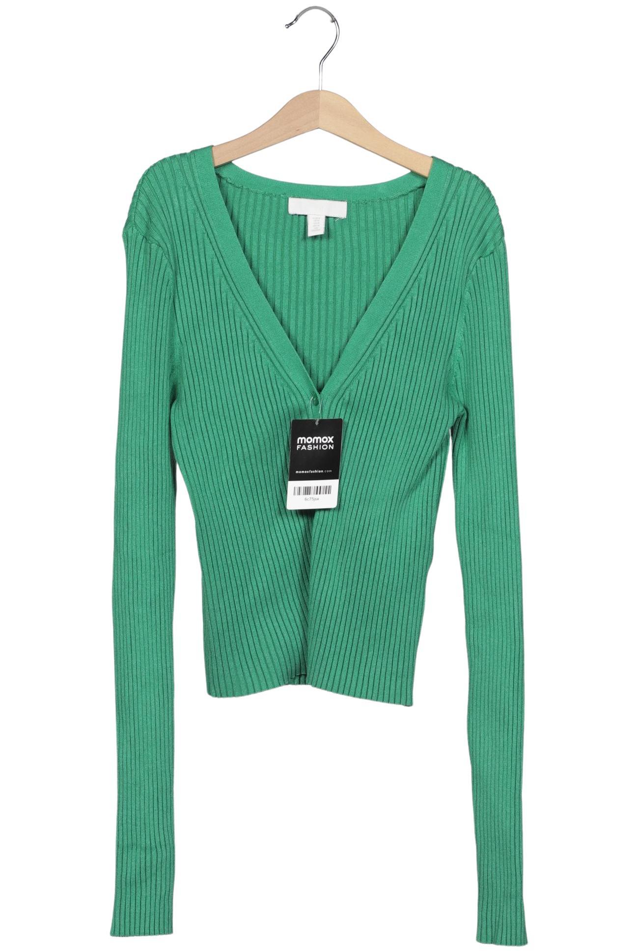 

H&M Damen Strickjacke, grün, Gr. 38