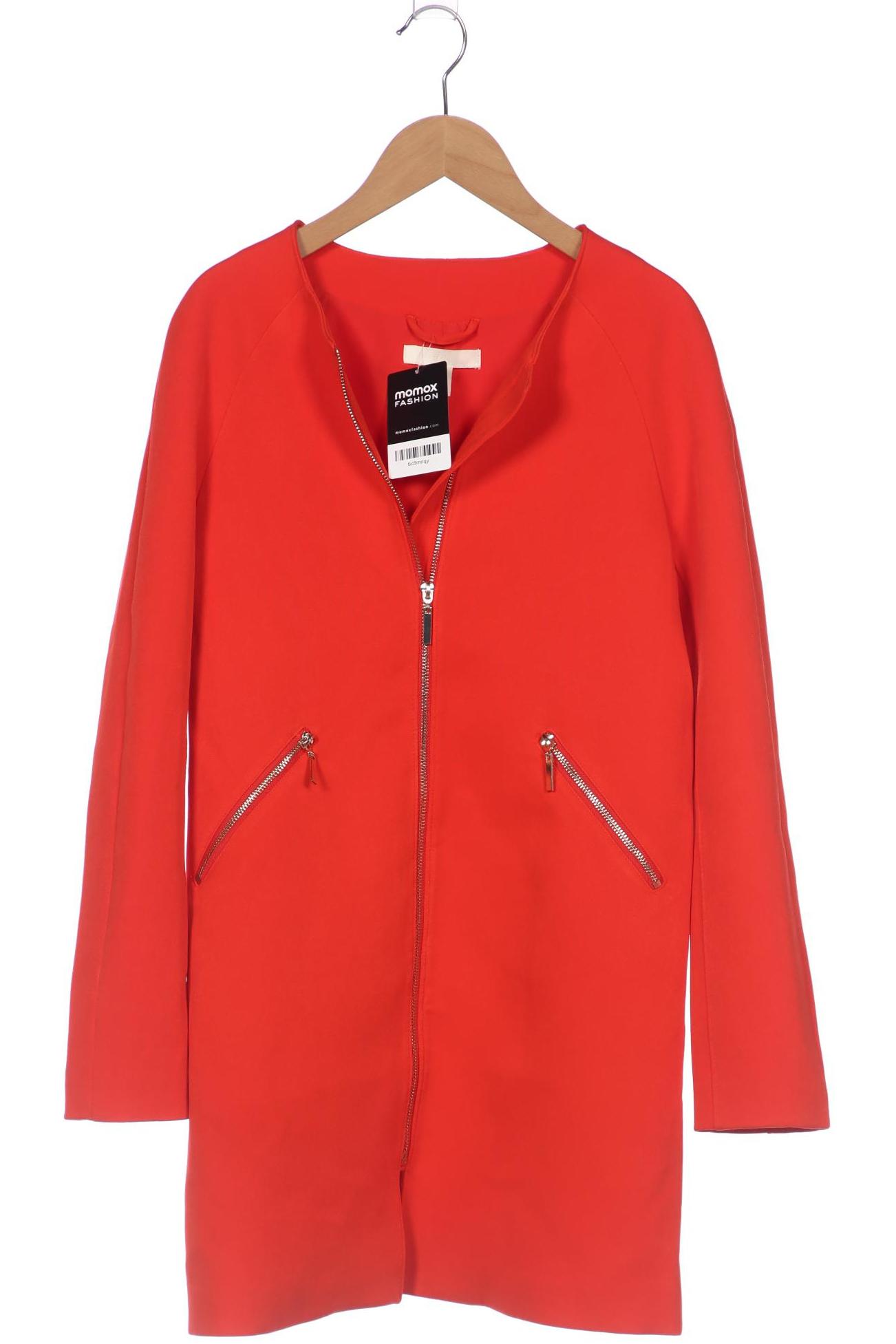 

H&M Damen Mantel, rot, Gr. 34