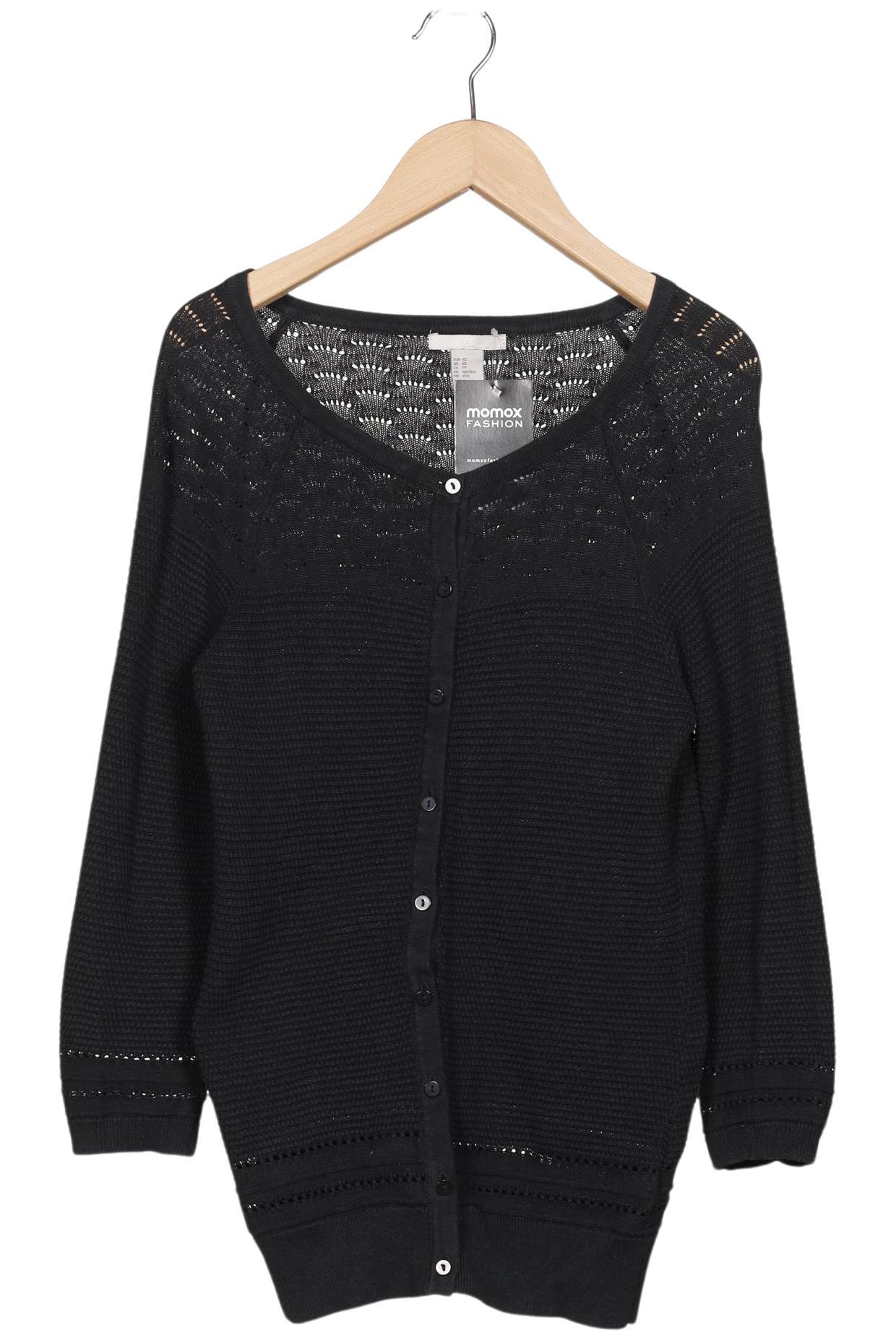 

H&M Damen Strickjacke, schwarz, Gr. 34