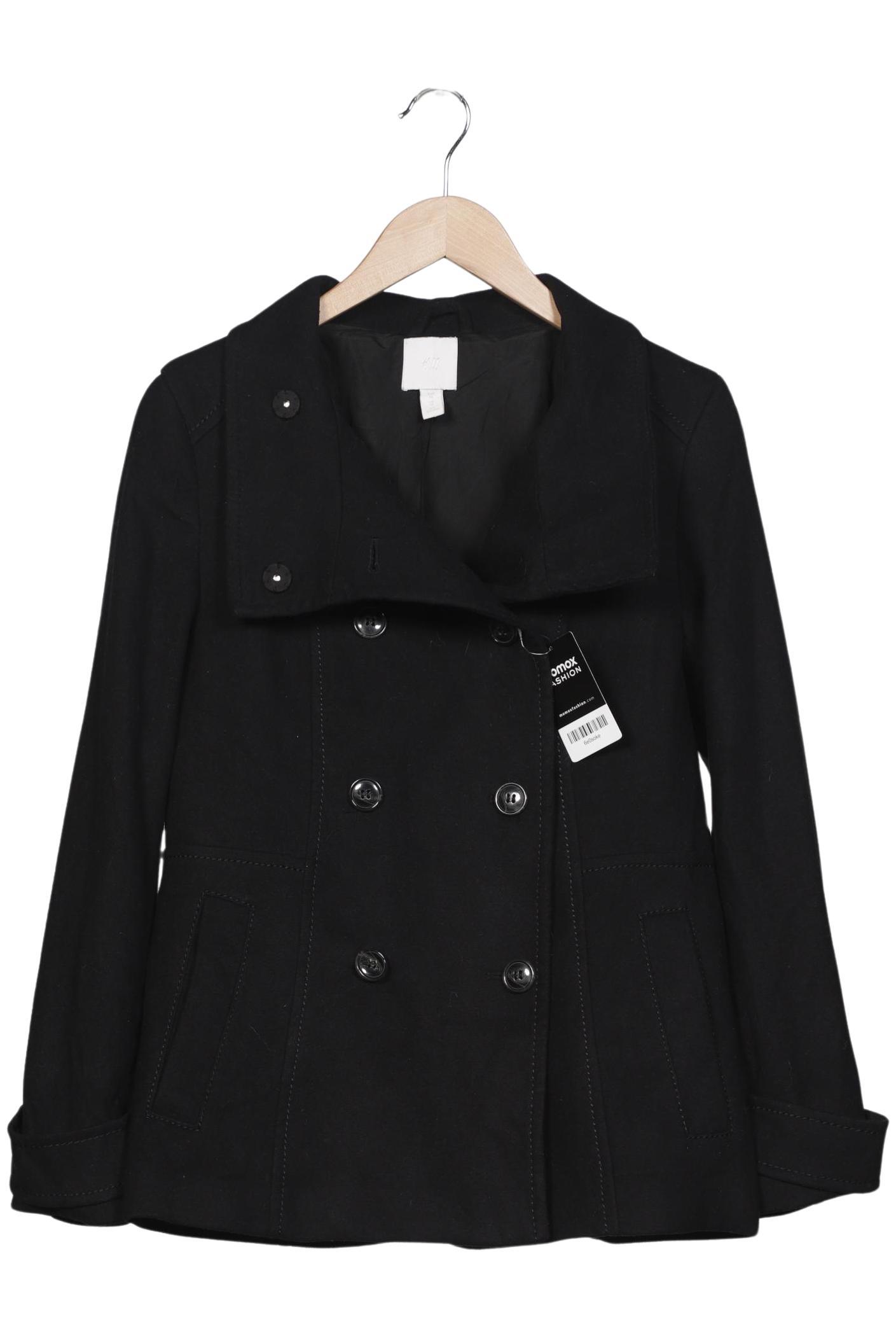 

H&M Damen Jacke, schwarz, Gr. 38