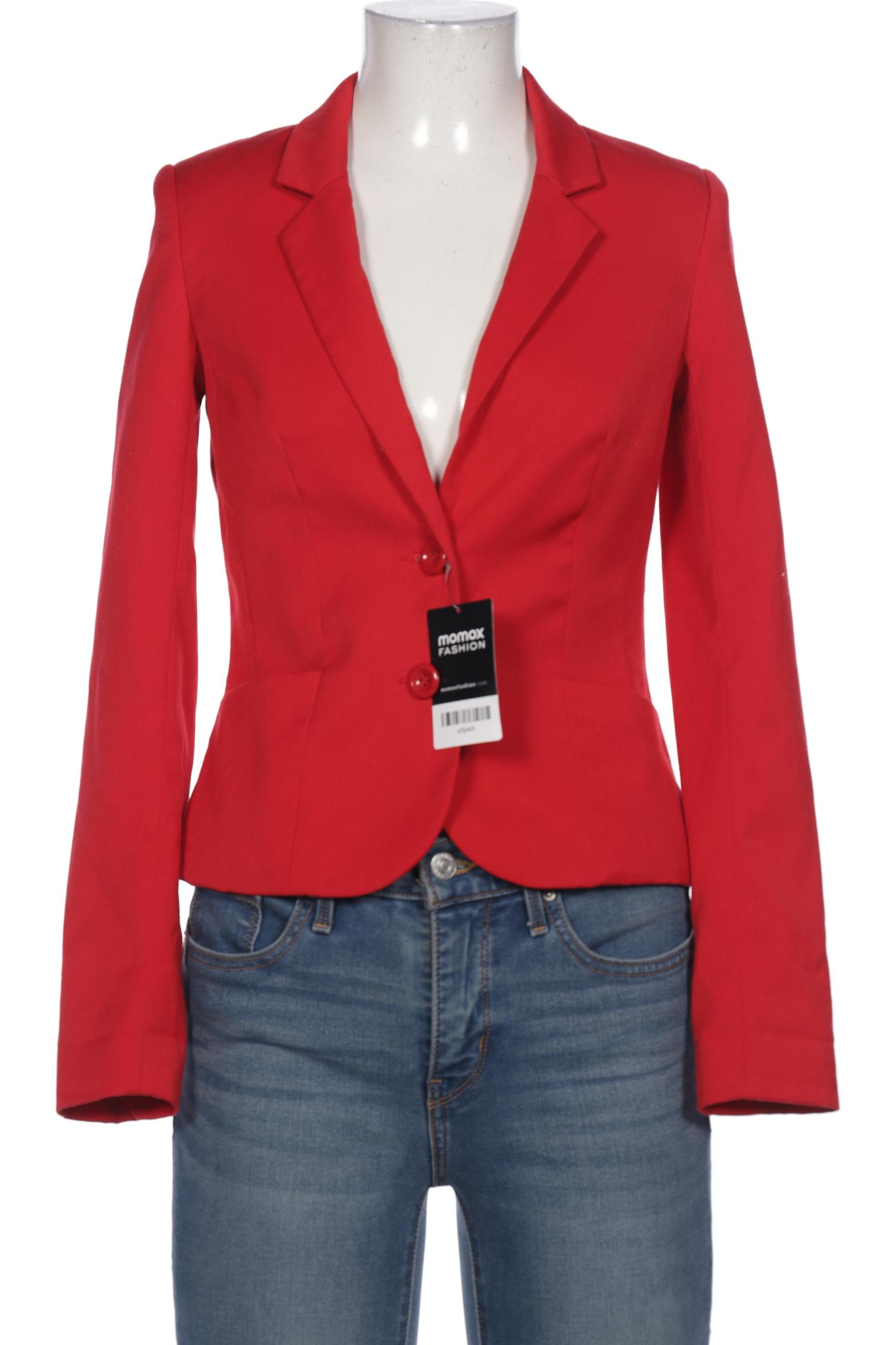 

H&M Damen Blazer, rot, Gr. 34