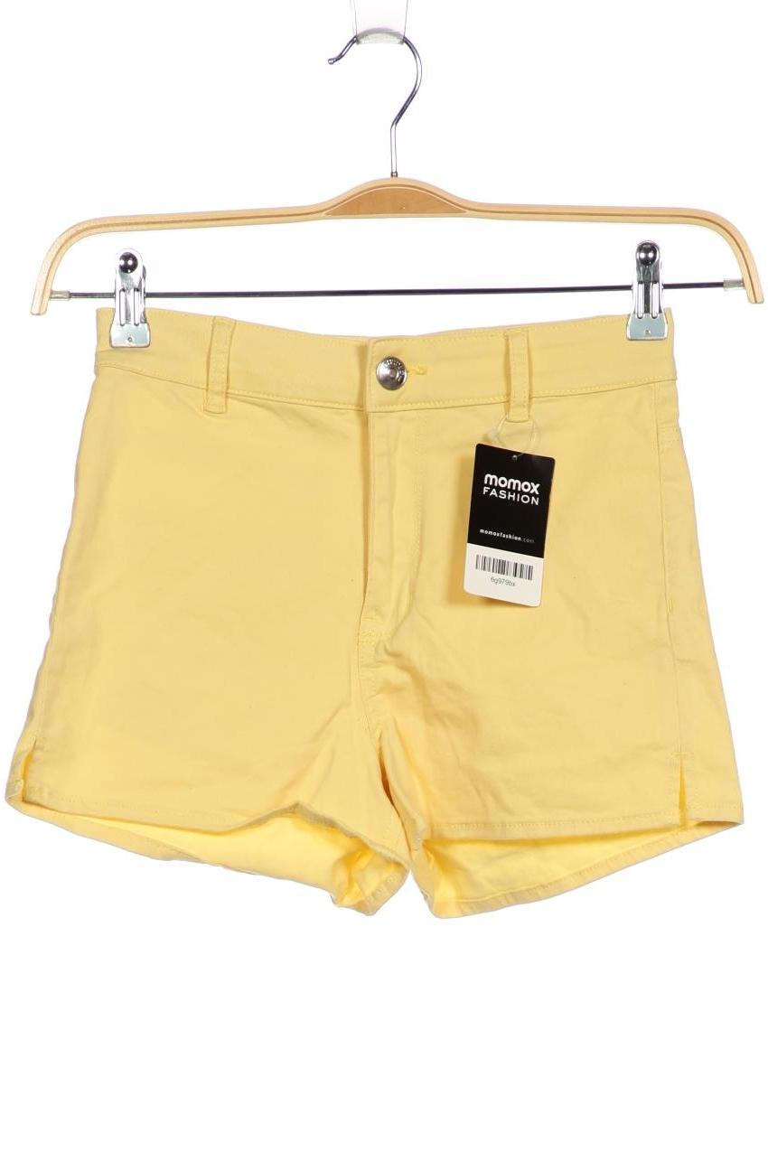 

H&M Damen Shorts, gelb, Gr. 36