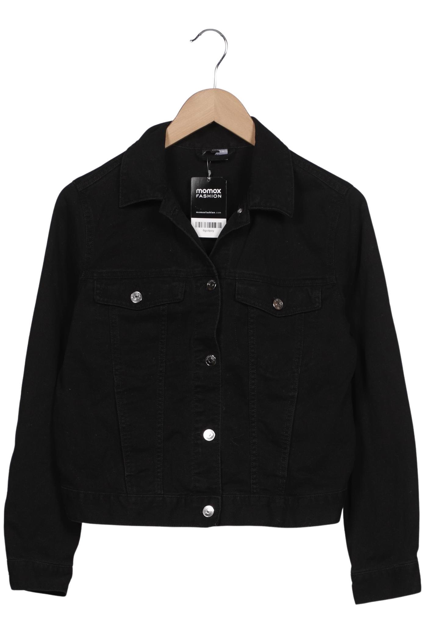 

H&M Damen Jacke, schwarz, Gr. 36