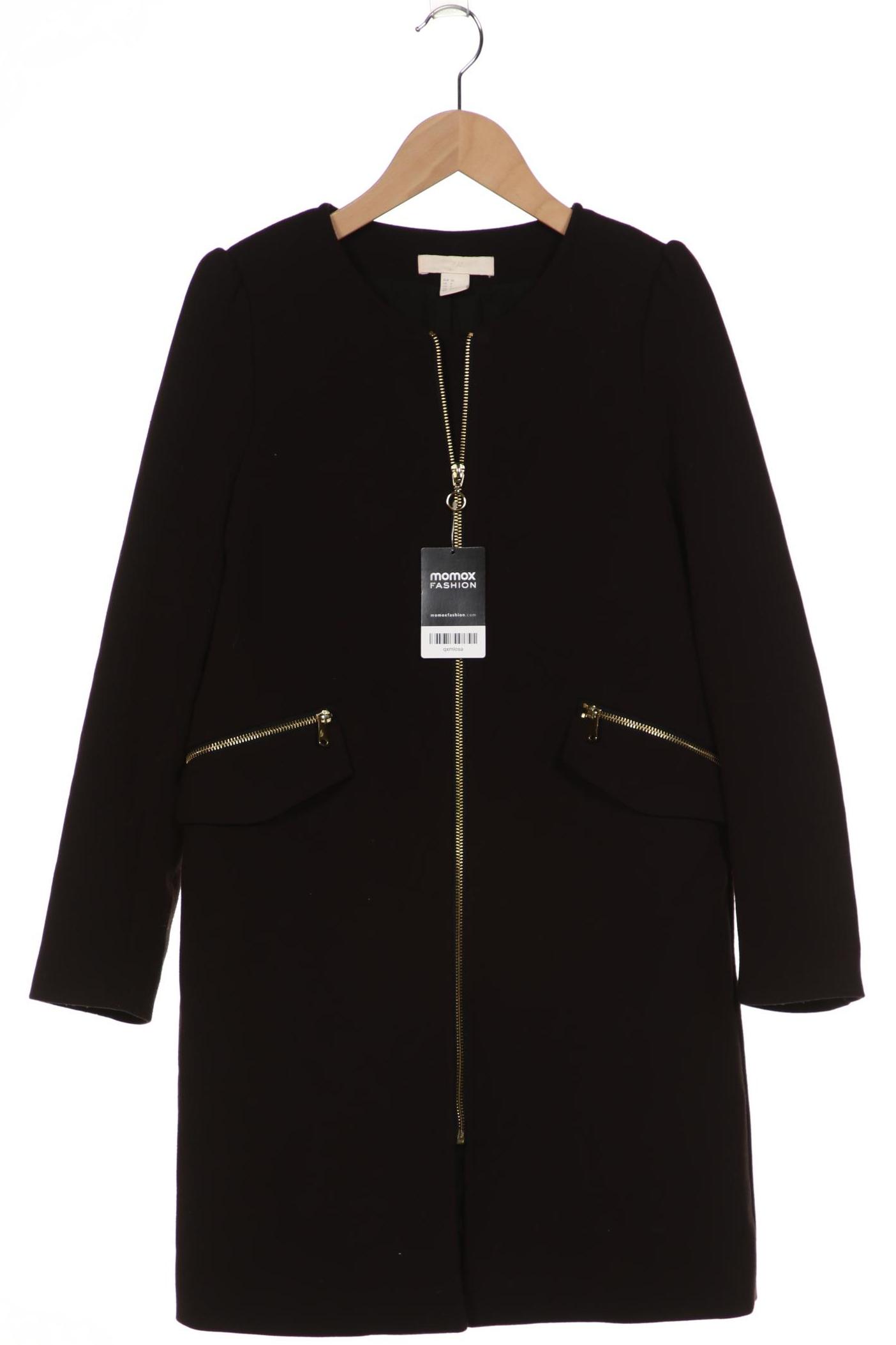 

H&M Damen Mantel, schwarz, Gr. 36