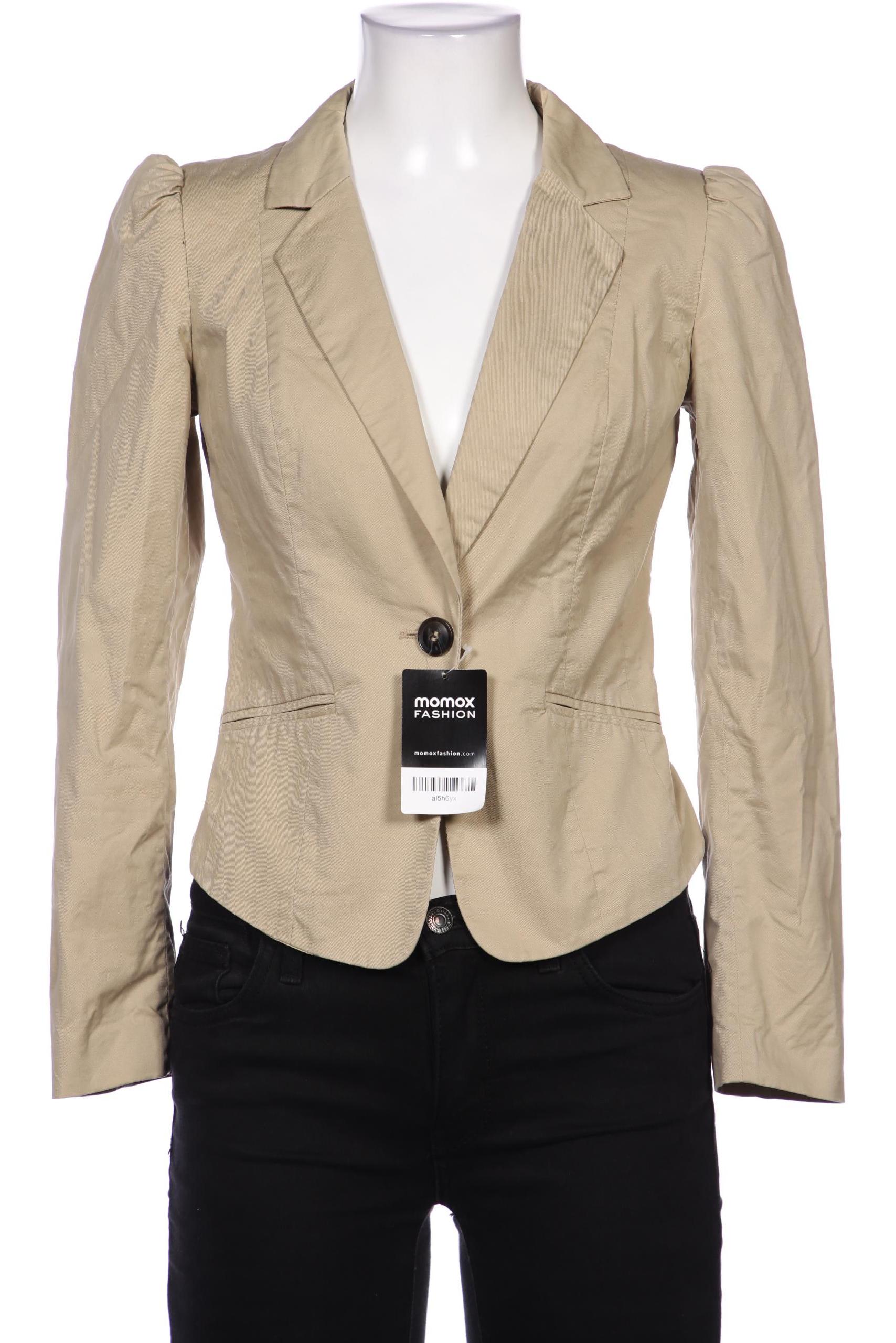 

H&M Damen Blazer, beige, Gr. 34