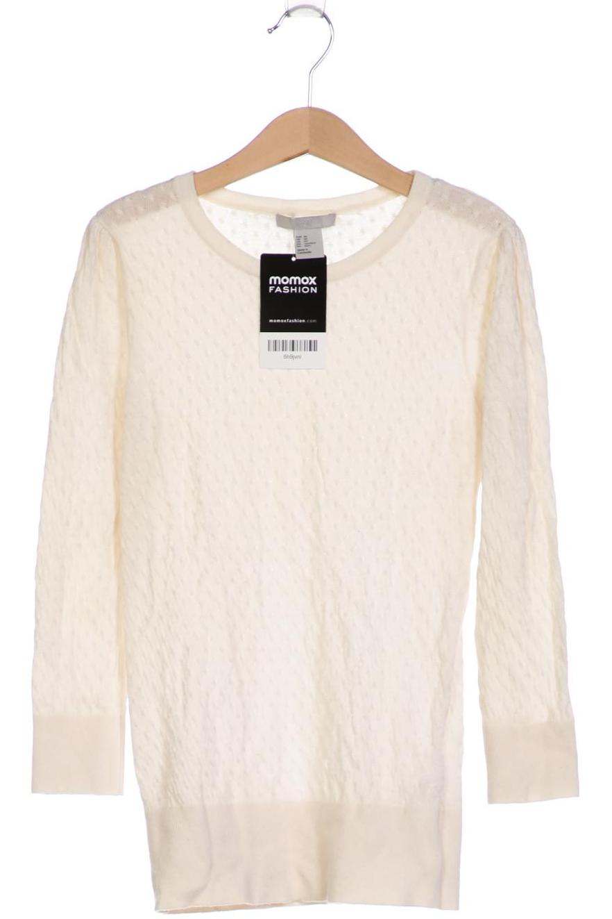 

H&M Damen Pullover, cremeweiß, Gr. 34