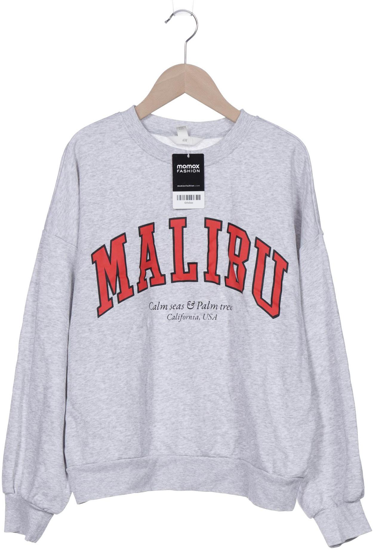 

H&M Damen Sweatshirt, grau, Gr. 34