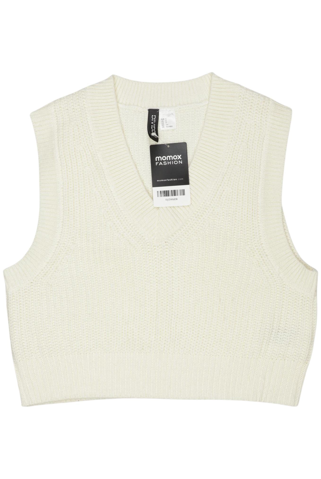 

H&M Damen Pullover, cremeweiß, Gr. 36