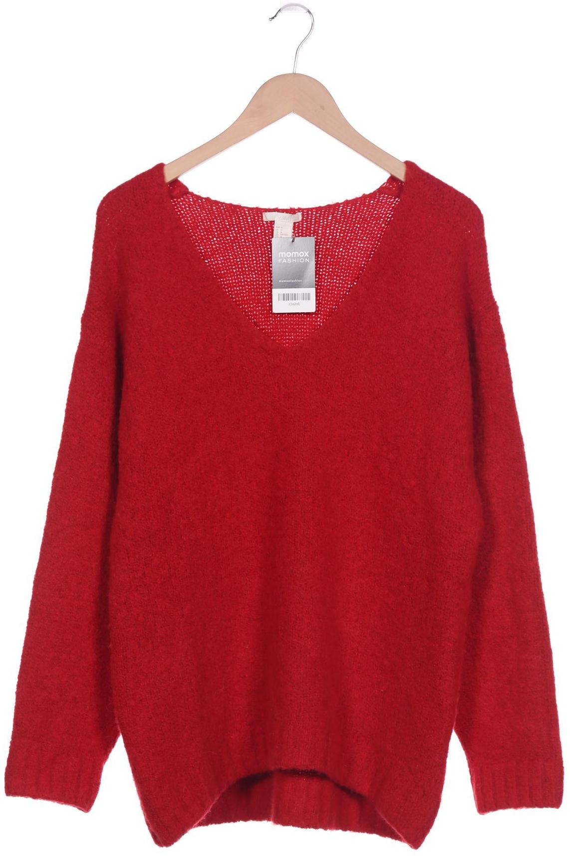 

H&M Damen Pullover, rot, Gr. 38