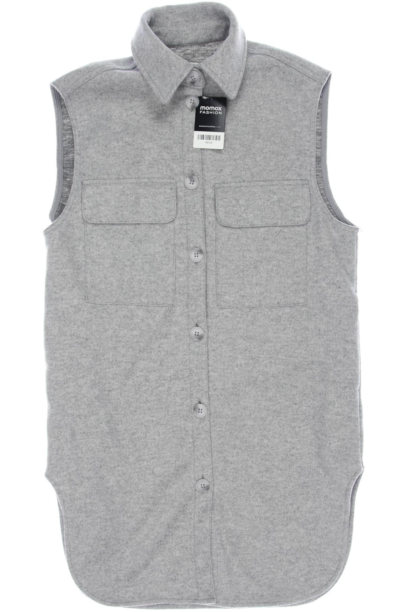 

H&M Damen Weste, grau, Gr. 34