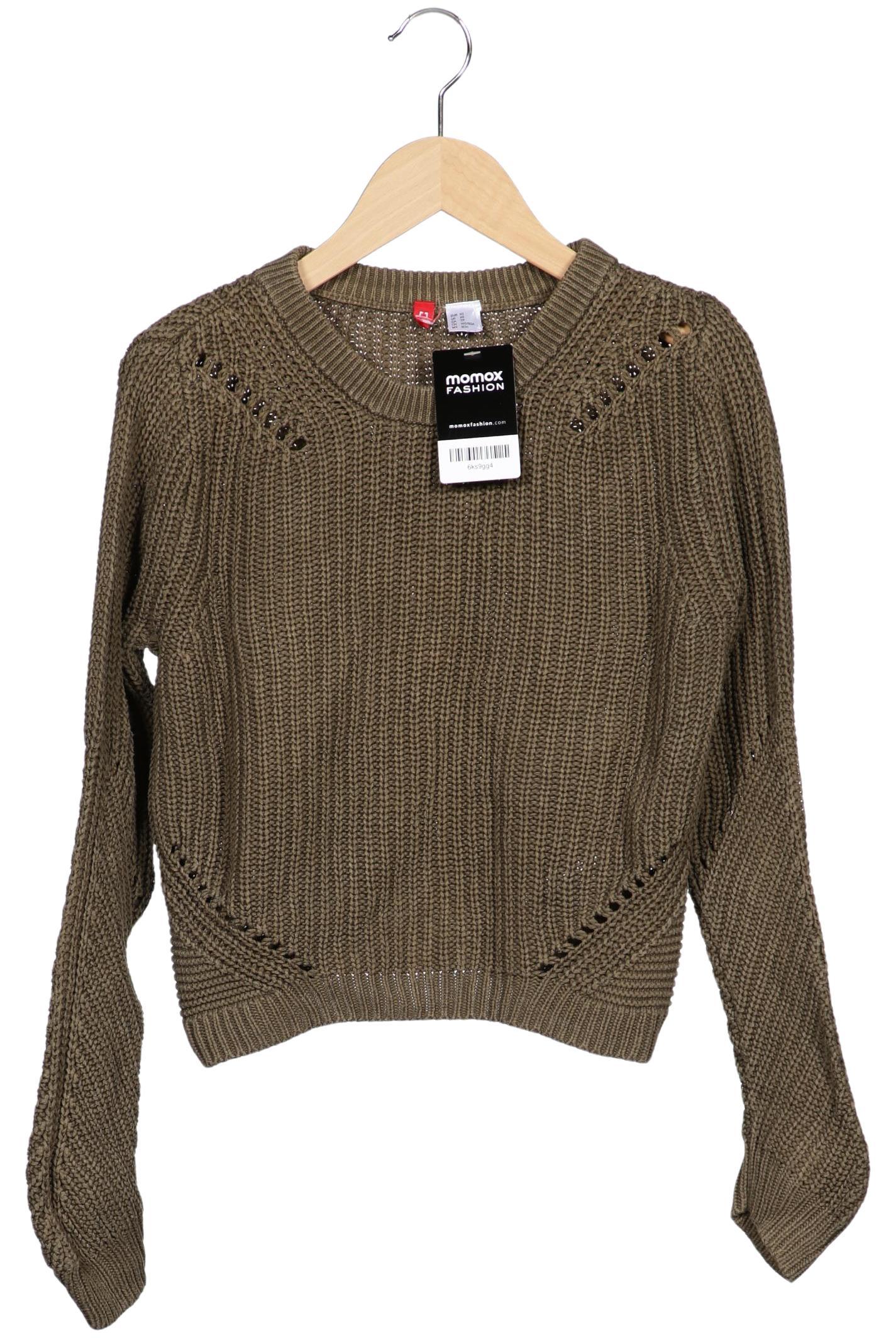

H&M Damen Pullover, grün, Gr. 34