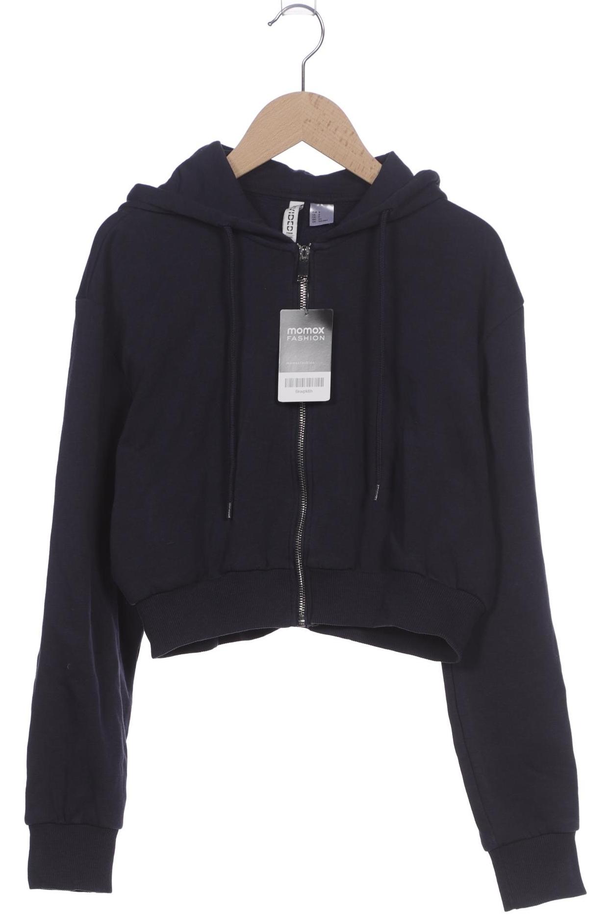 

H&M Damen Kapuzenpullover, marineblau, Gr. 36