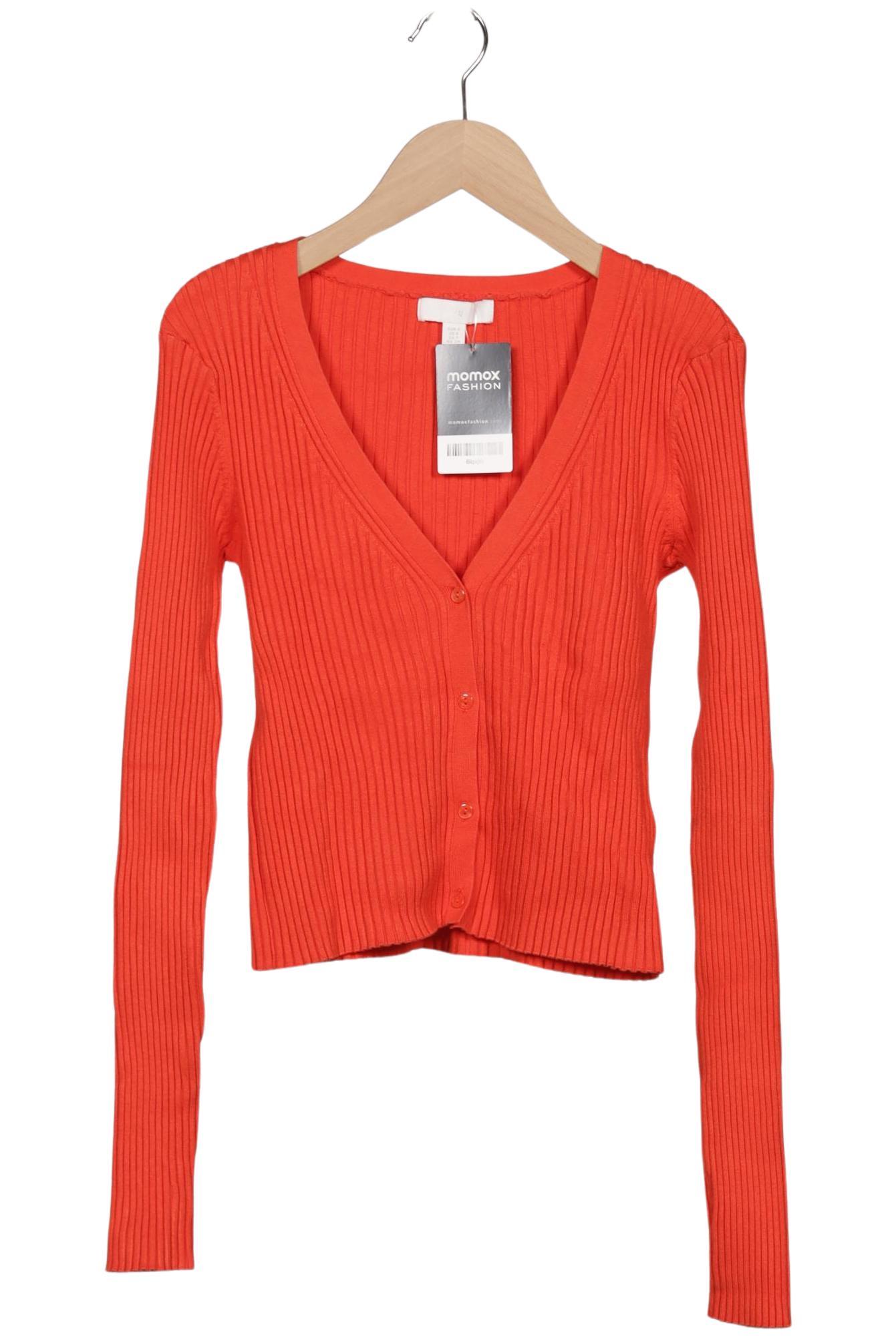 

H&M Damen Strickjacke, rot, Gr. 36