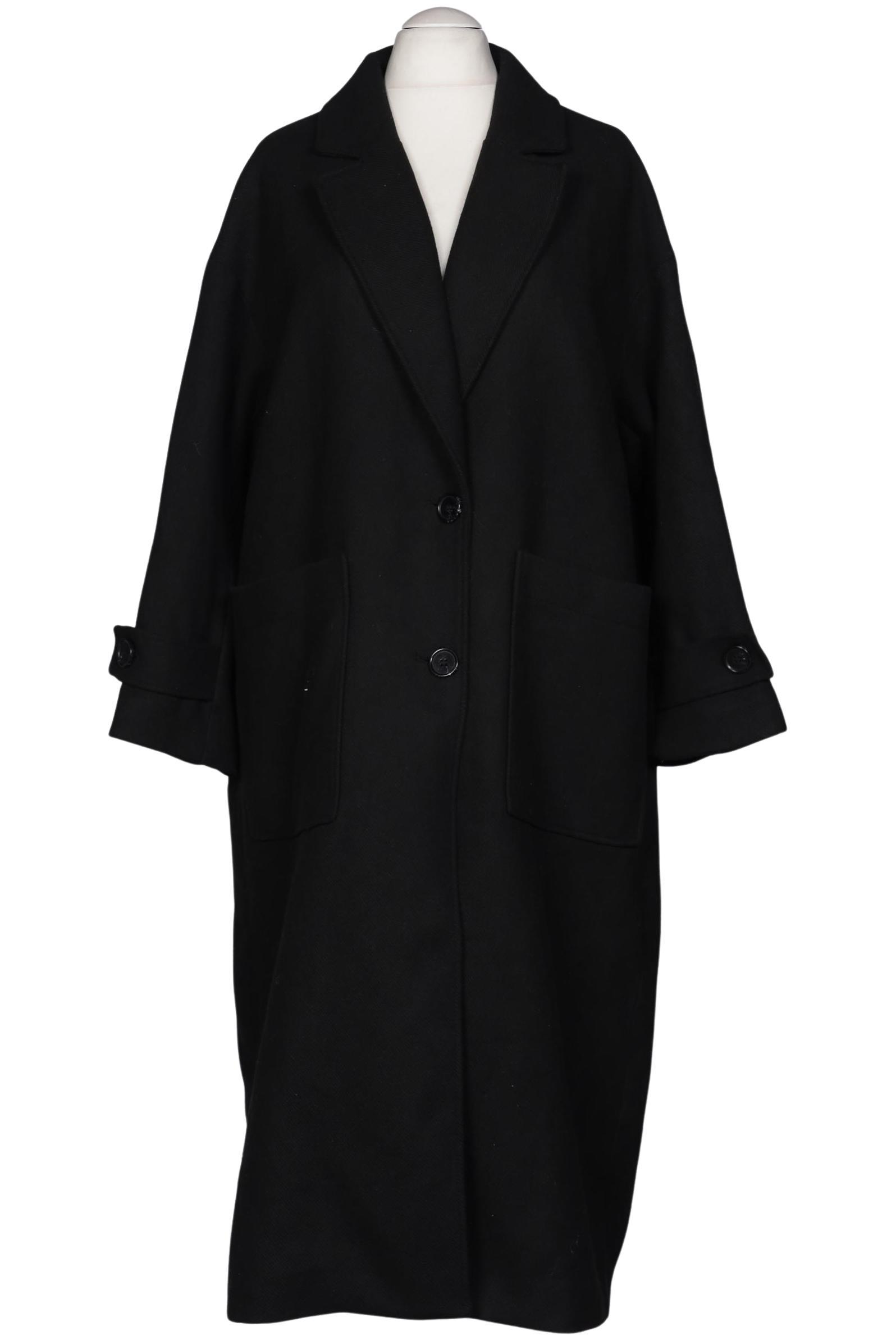 

H&M Damen Mantel, schwarz, Gr. 38