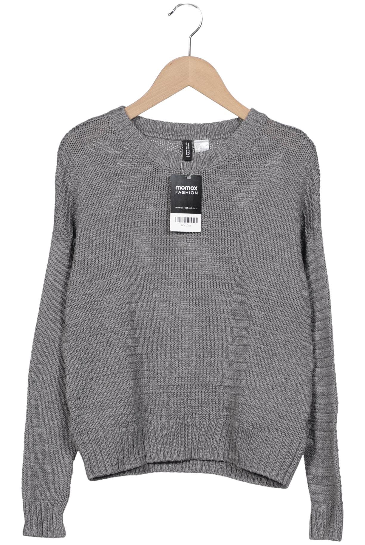 

H&M Damen Pullover, grau, Gr. 34