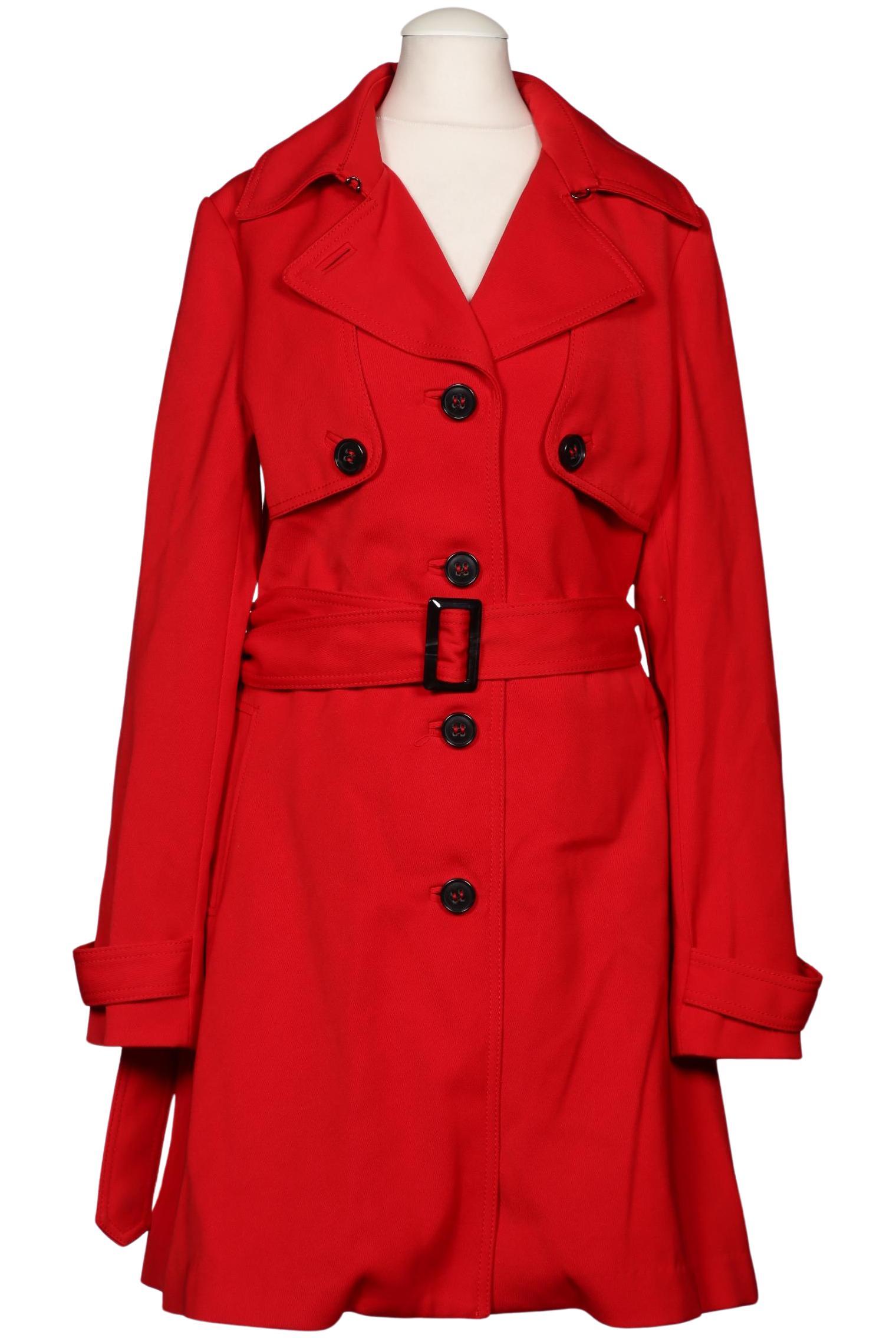 

H&M Damen Mantel, rot, Gr. 34