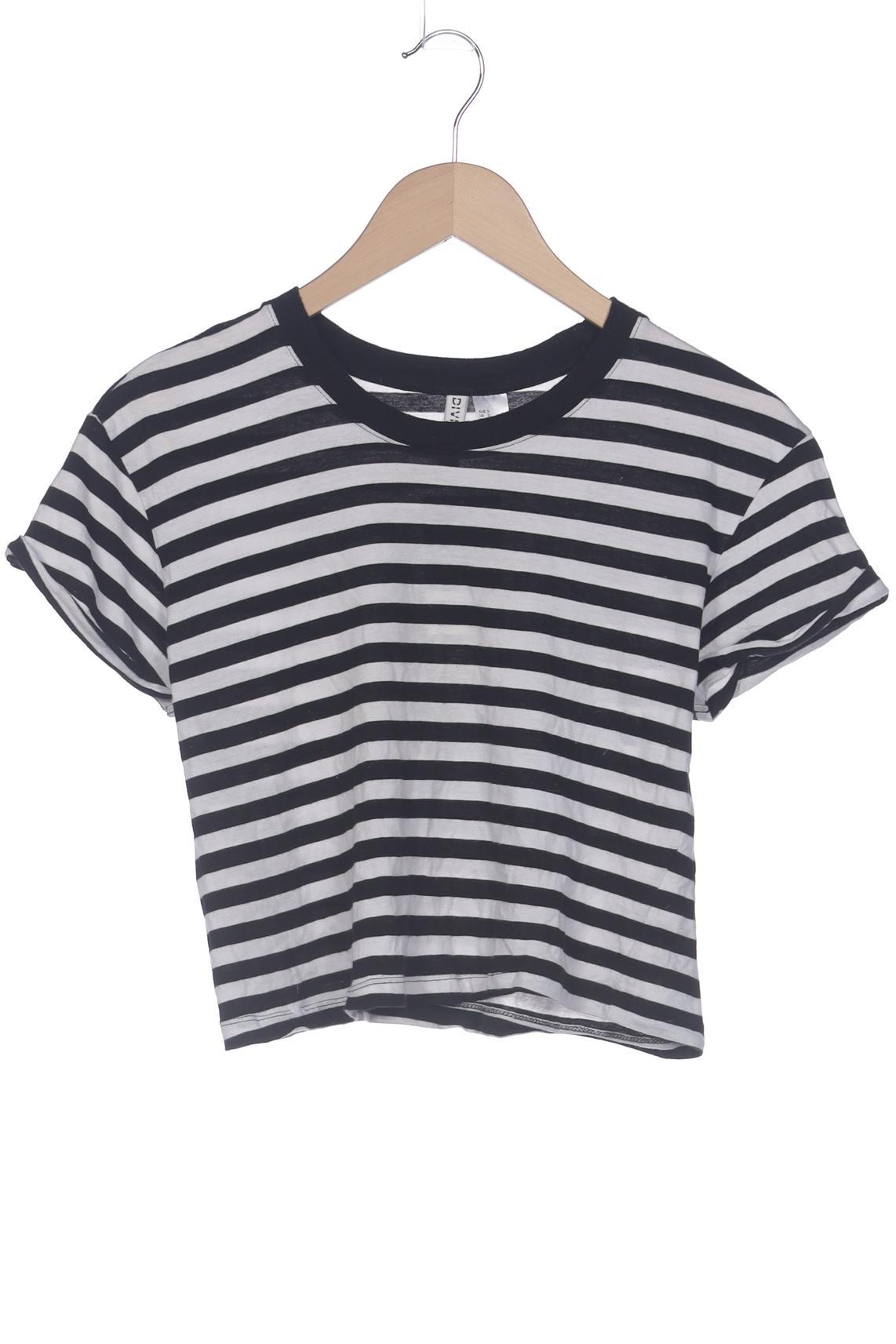 

H&M Damen T-Shirt, schwarz, Gr. 36