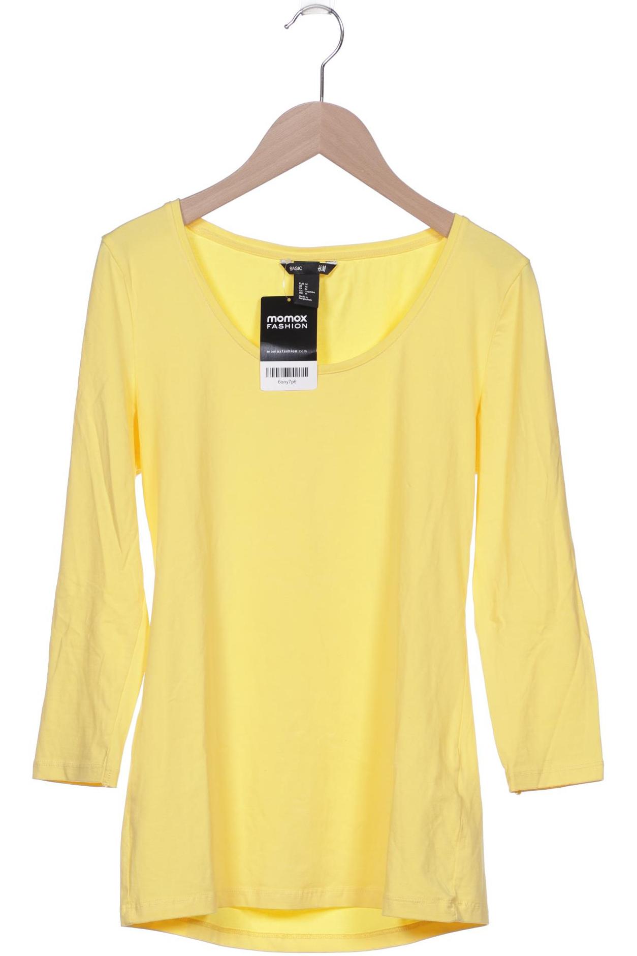 

H&M Damen T-Shirt, gelb