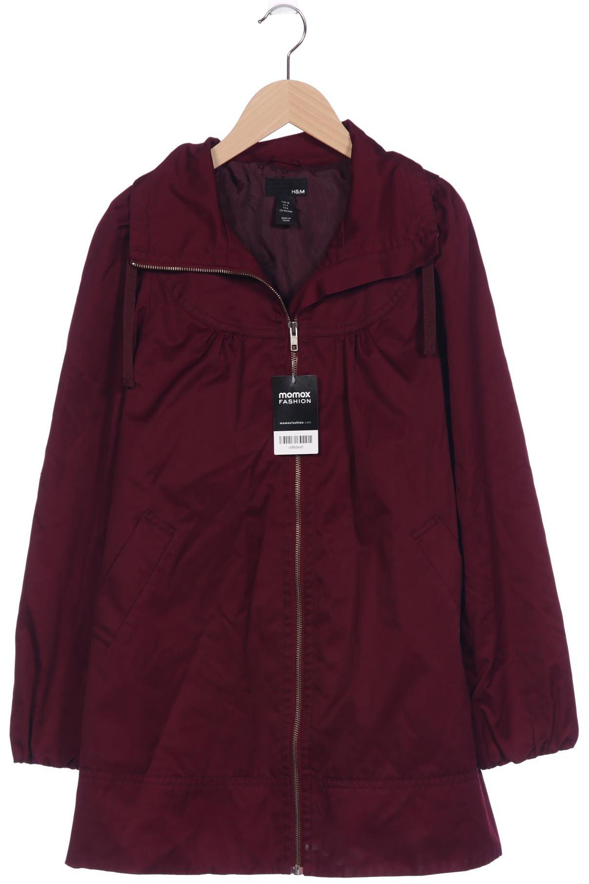 

H&M Damen Mantel, bordeaux, Gr. 34