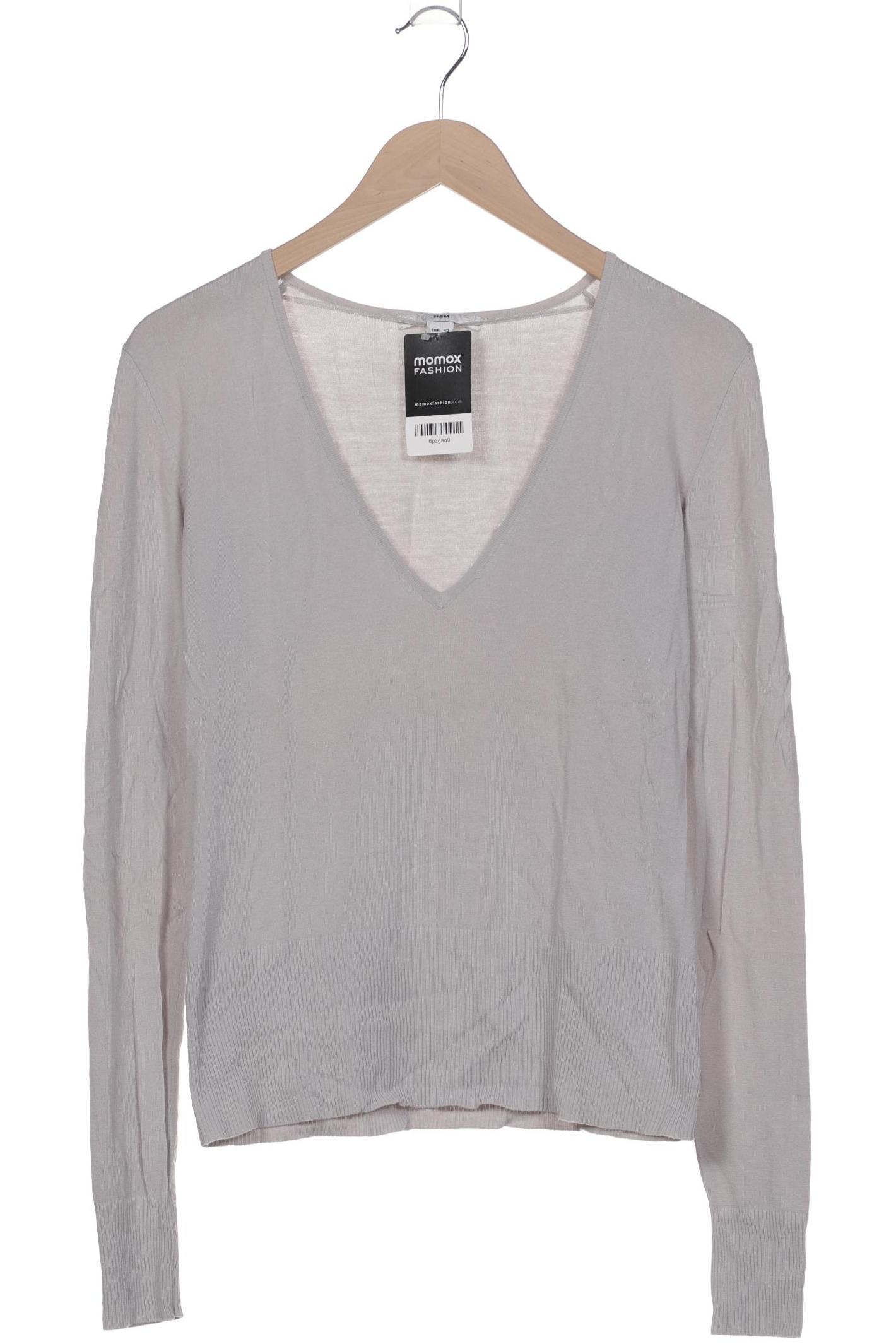 

H&M Damen Pullover, grau, Gr. 40
