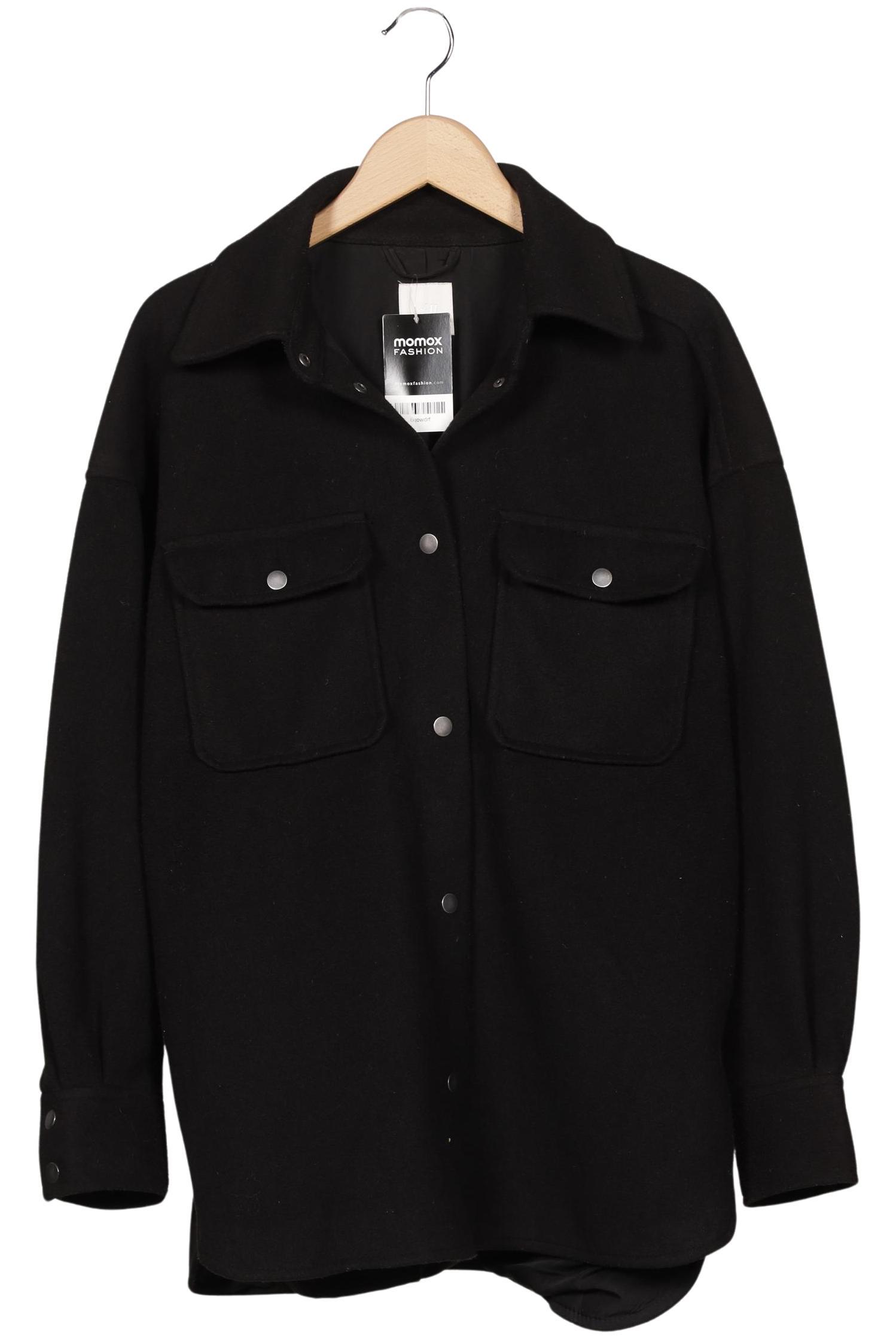 

H&M Damen Jacke, schwarz, Gr. 38