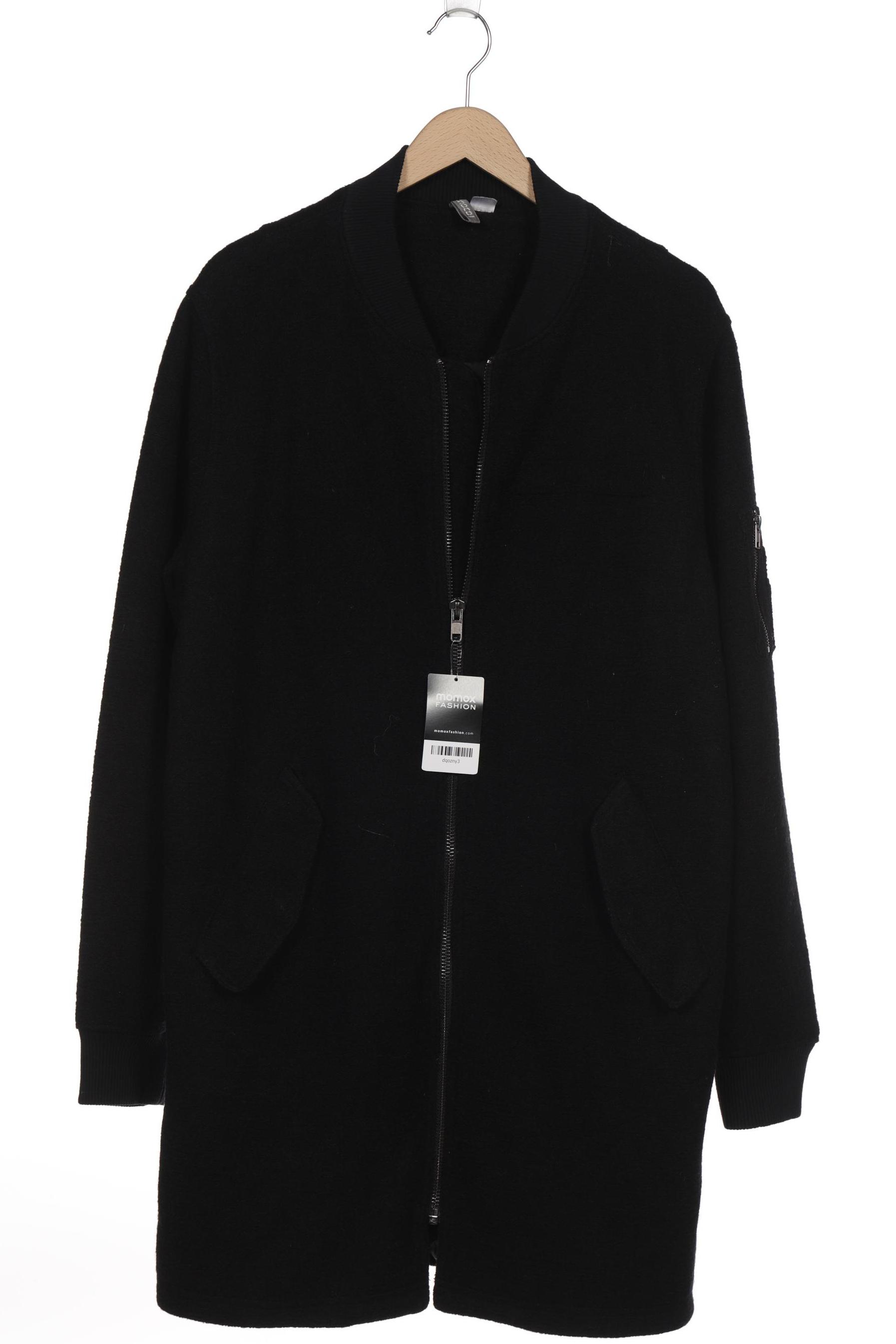 

H&M Damen Mantel, schwarz, Gr. 42