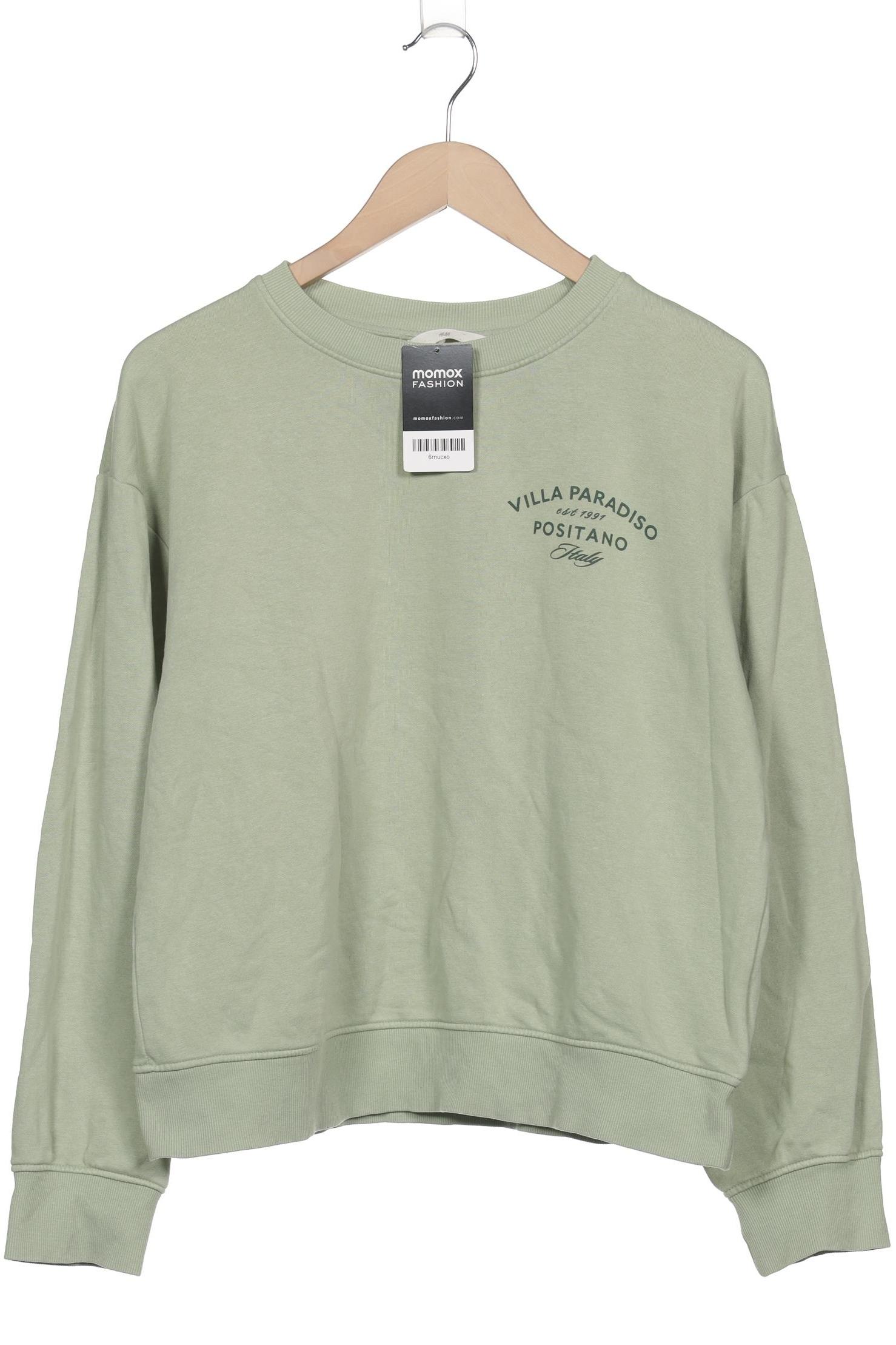 

H&M Damen Sweatshirt, grün, Gr. 36