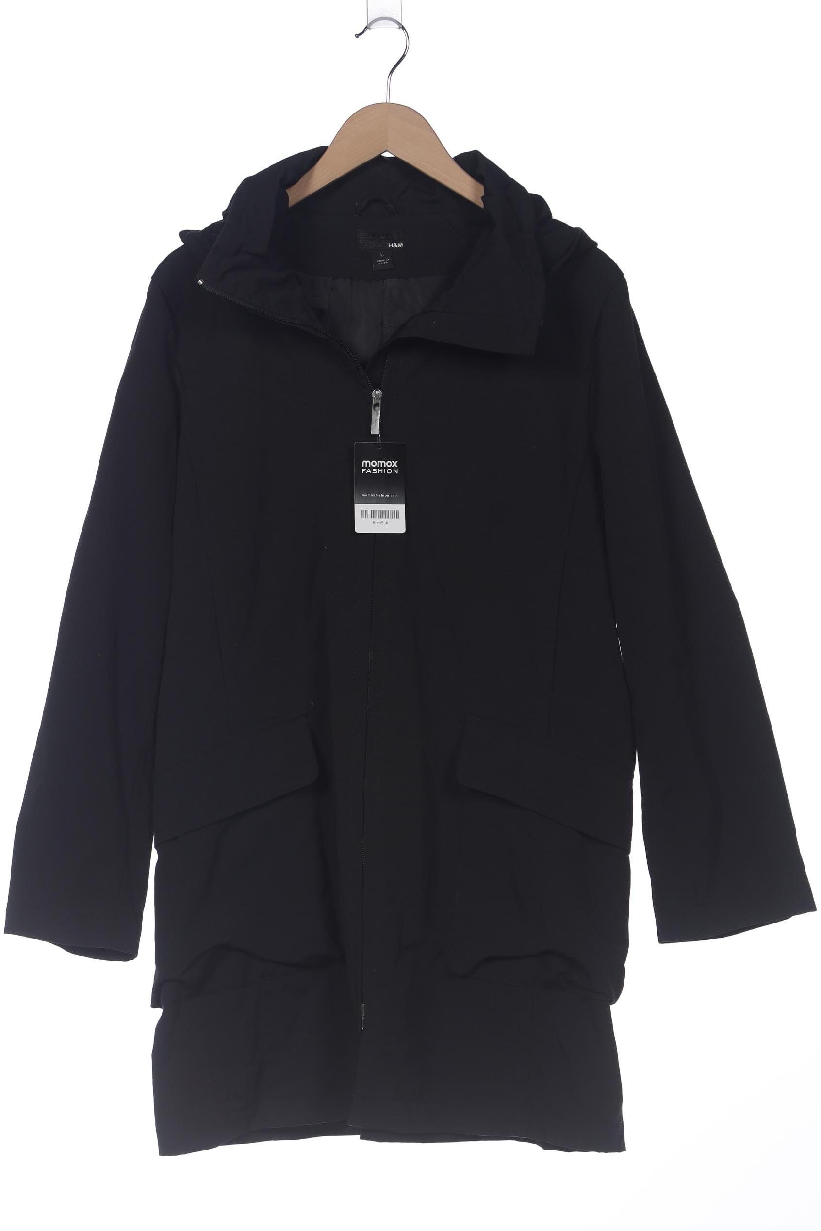 

H&M Damen Mantel, schwarz, Gr. 42