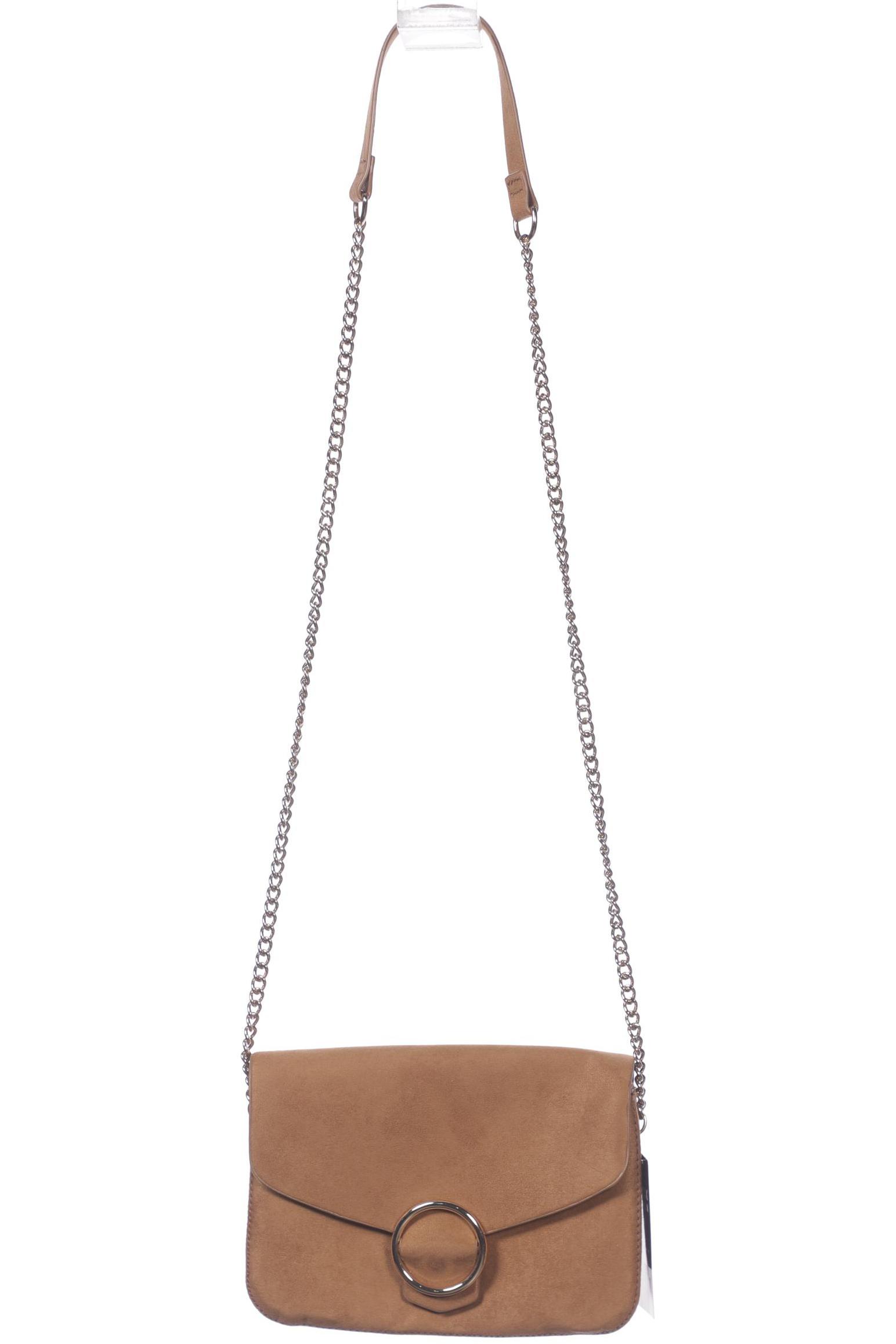 

H&M Damen Handtasche, beige, Gr.