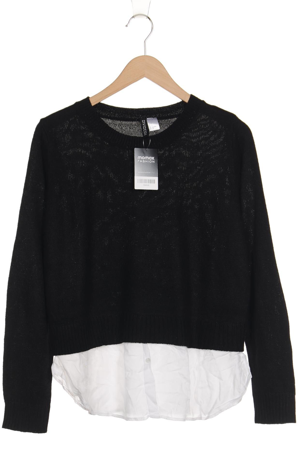 

H&M Damen Pullover, schwarz, Gr. 36