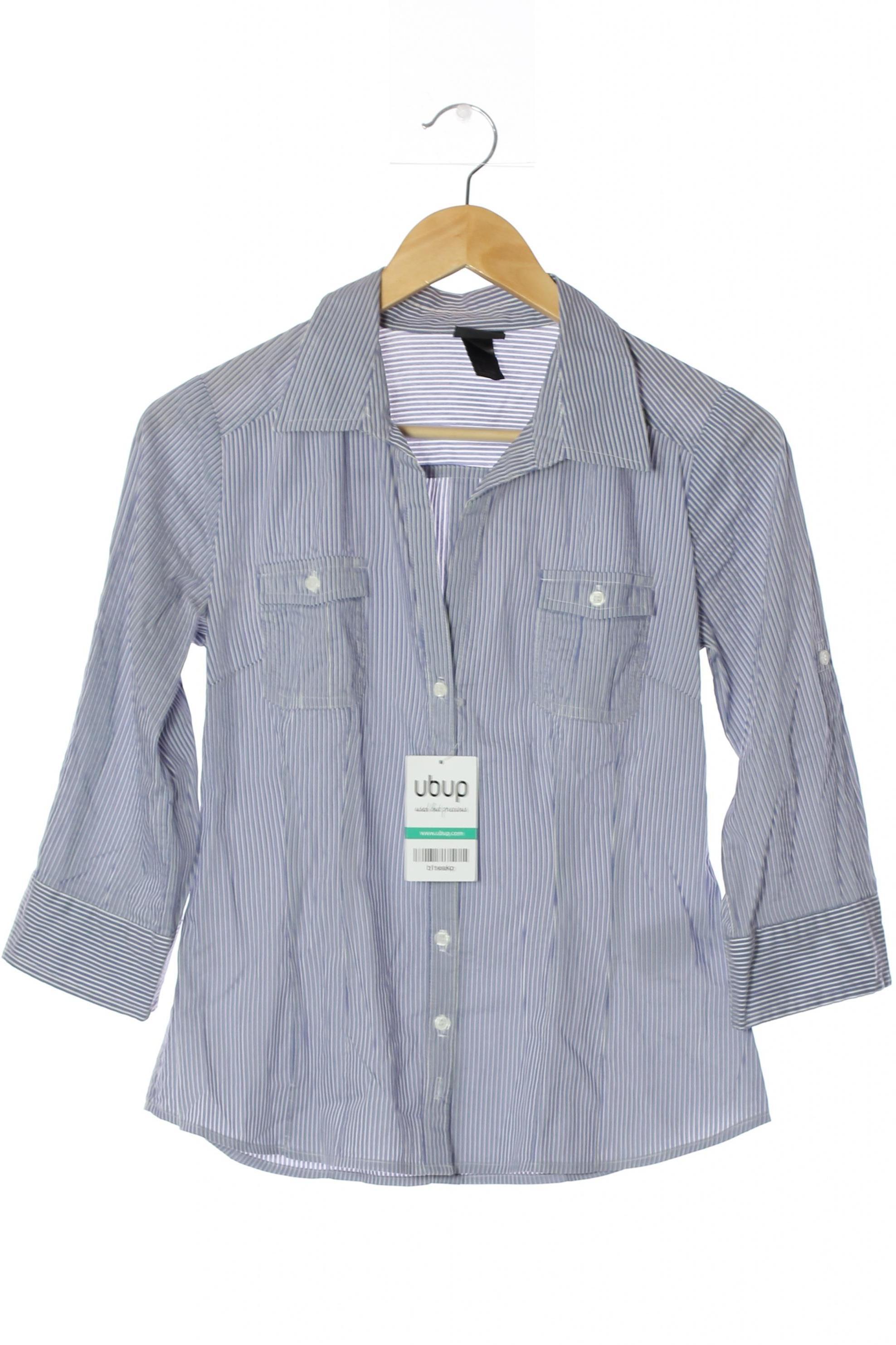 

H&M Damen Bluse, blau, Gr. 36