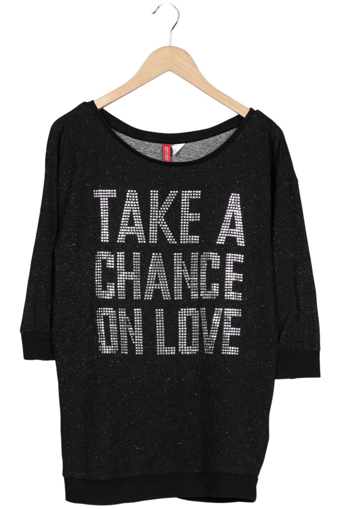 

H&M Damen Sweatshirt, schwarz, Gr. 36