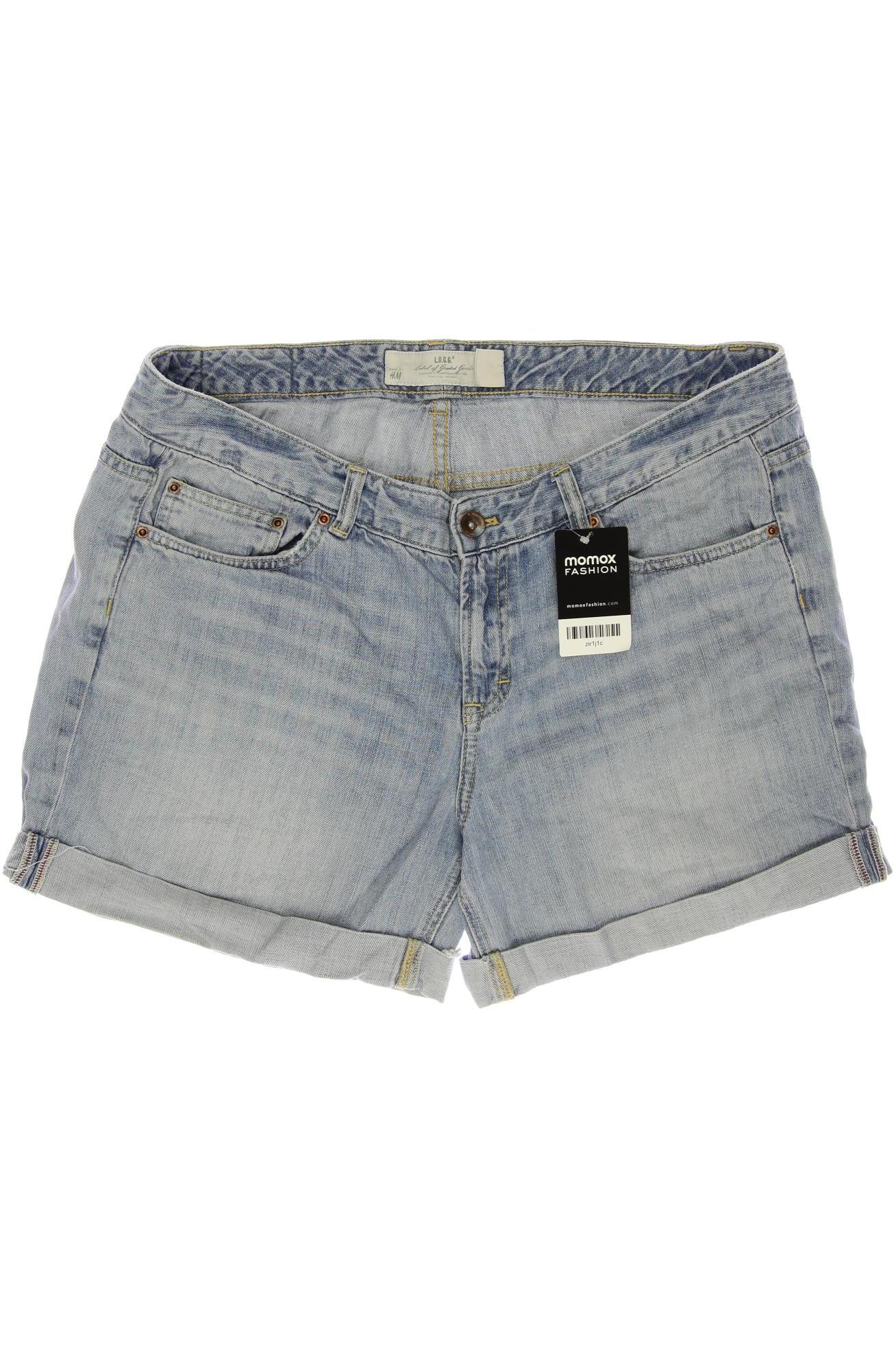 

H&M Damen Shorts, hellblau, Gr. 44