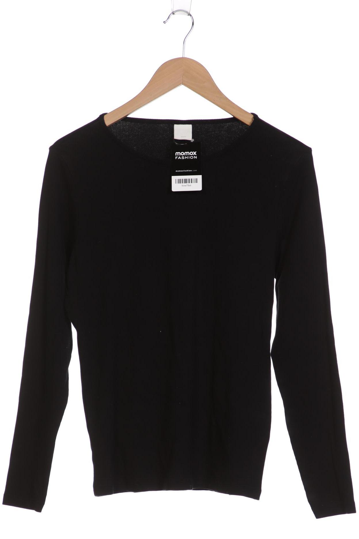 

H&M Damen Langarmshirt, schwarz, Gr. 42