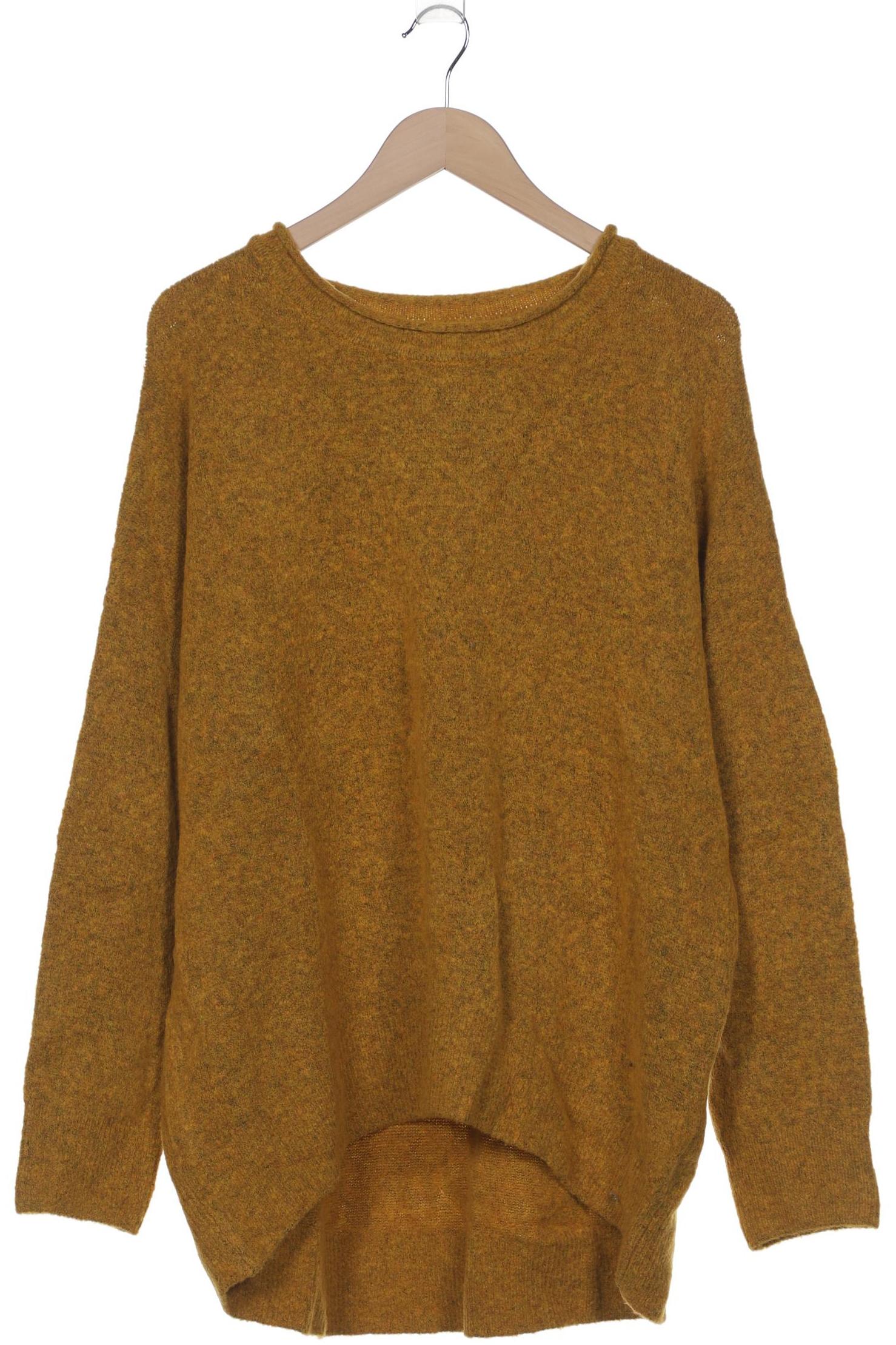 

H&M Damen Pullover, gelb, Gr. 42