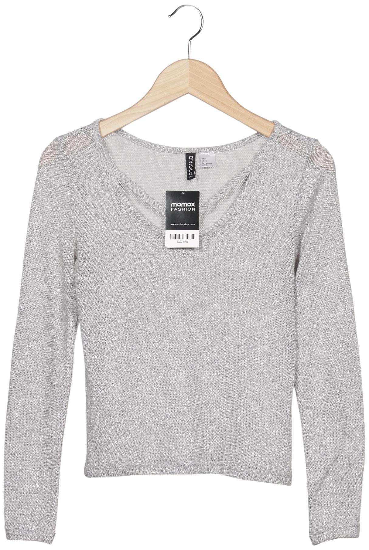 

H&M Damen Pullover, grau, Gr. 36